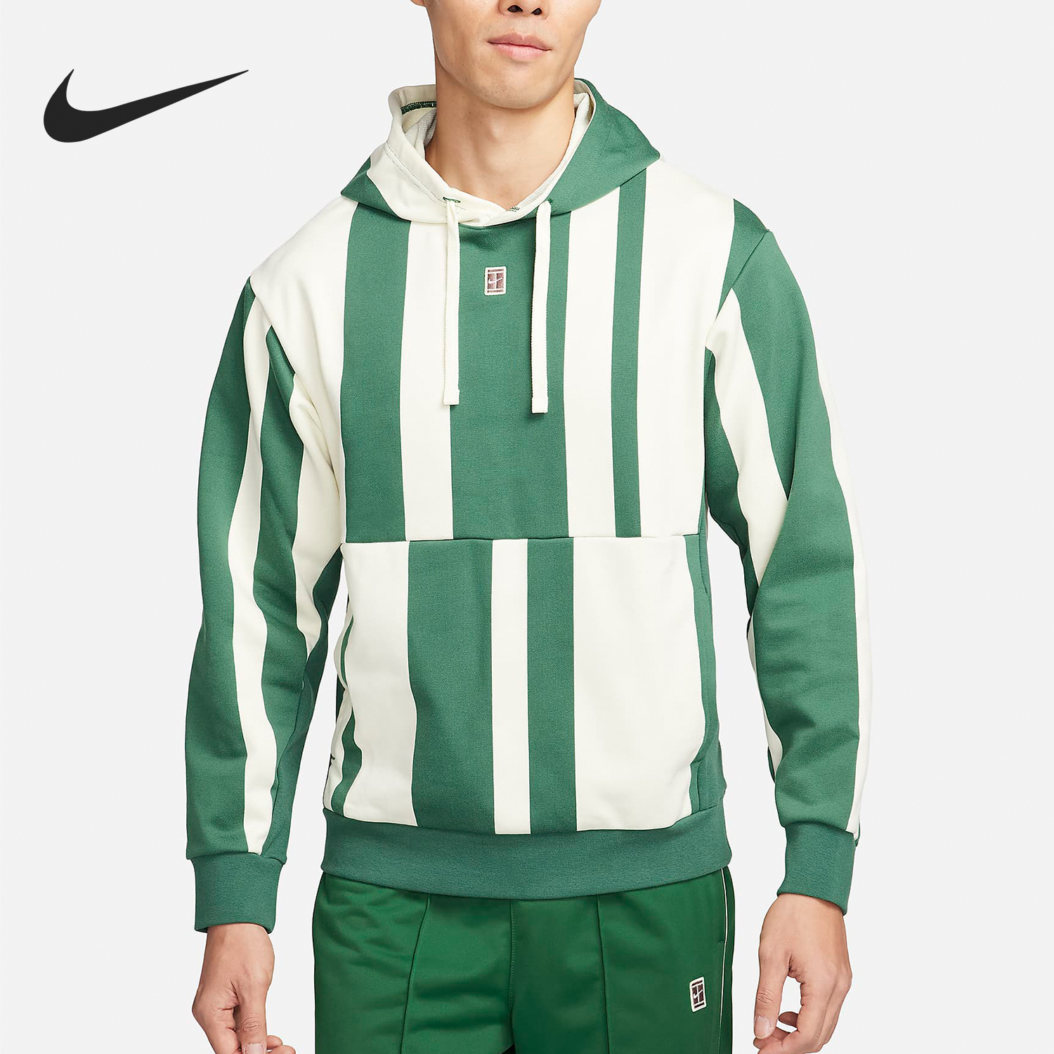 Nike Men's Spring Printed Casual Sports Knit Hooded Sweatshirt FD5395-341