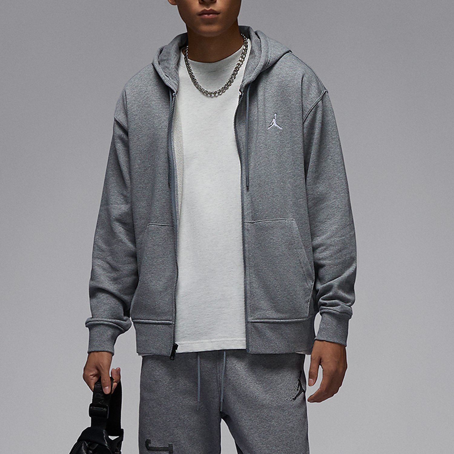 Nike Jordan Essentials Men's Knitted Hooded Jacket FQ1867-091