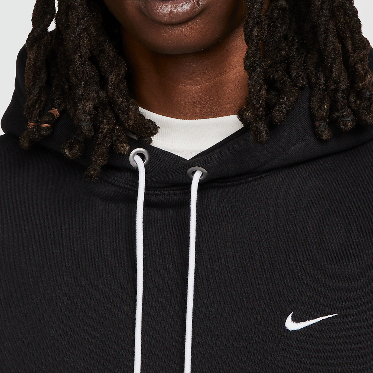 Nike Solo Swoosh Men's Fleece Hooded Sweatshirt DX1355-010
