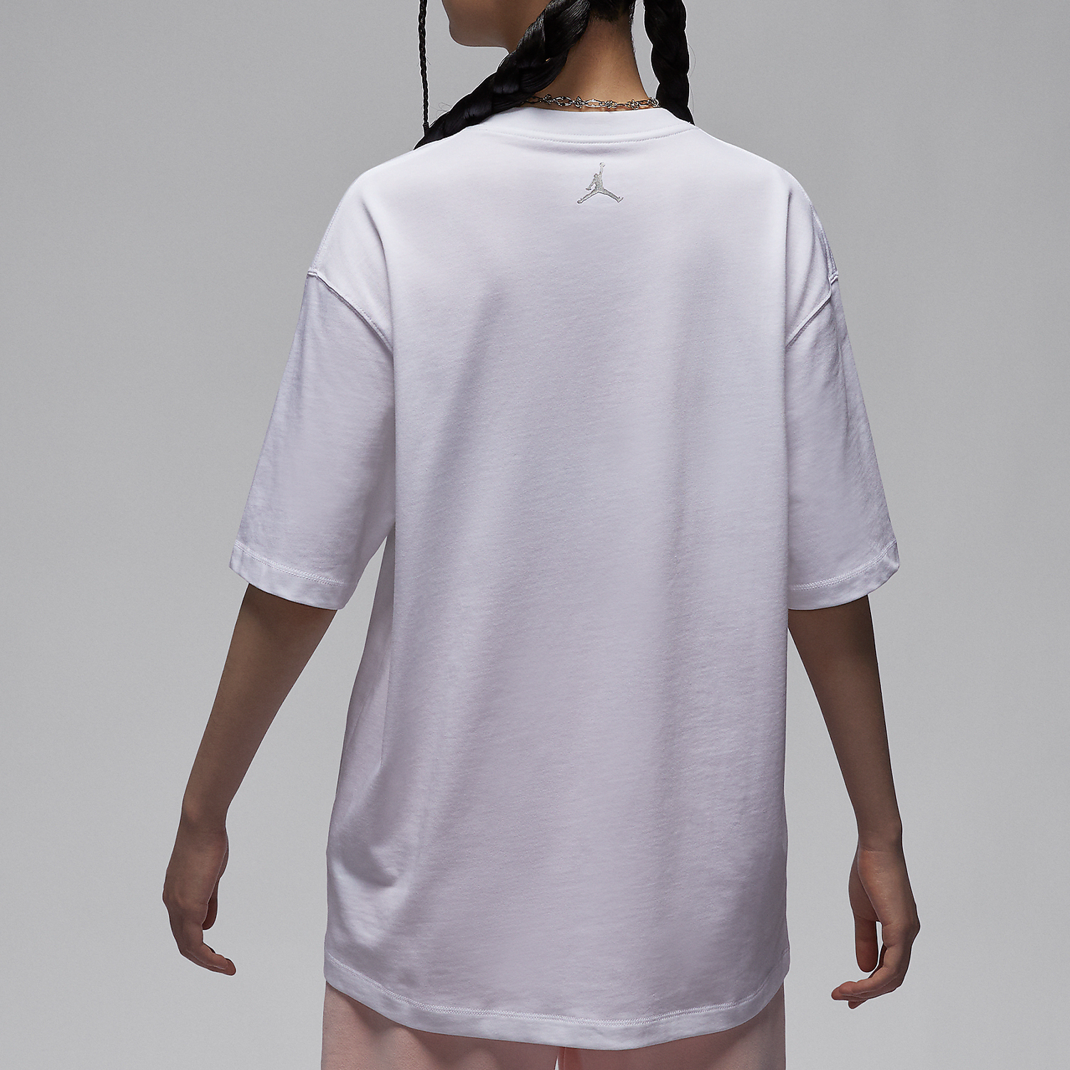 Nike JORDAN Women's Loose Round Neck Casual Short Sleeve T-shirt HM4904-100