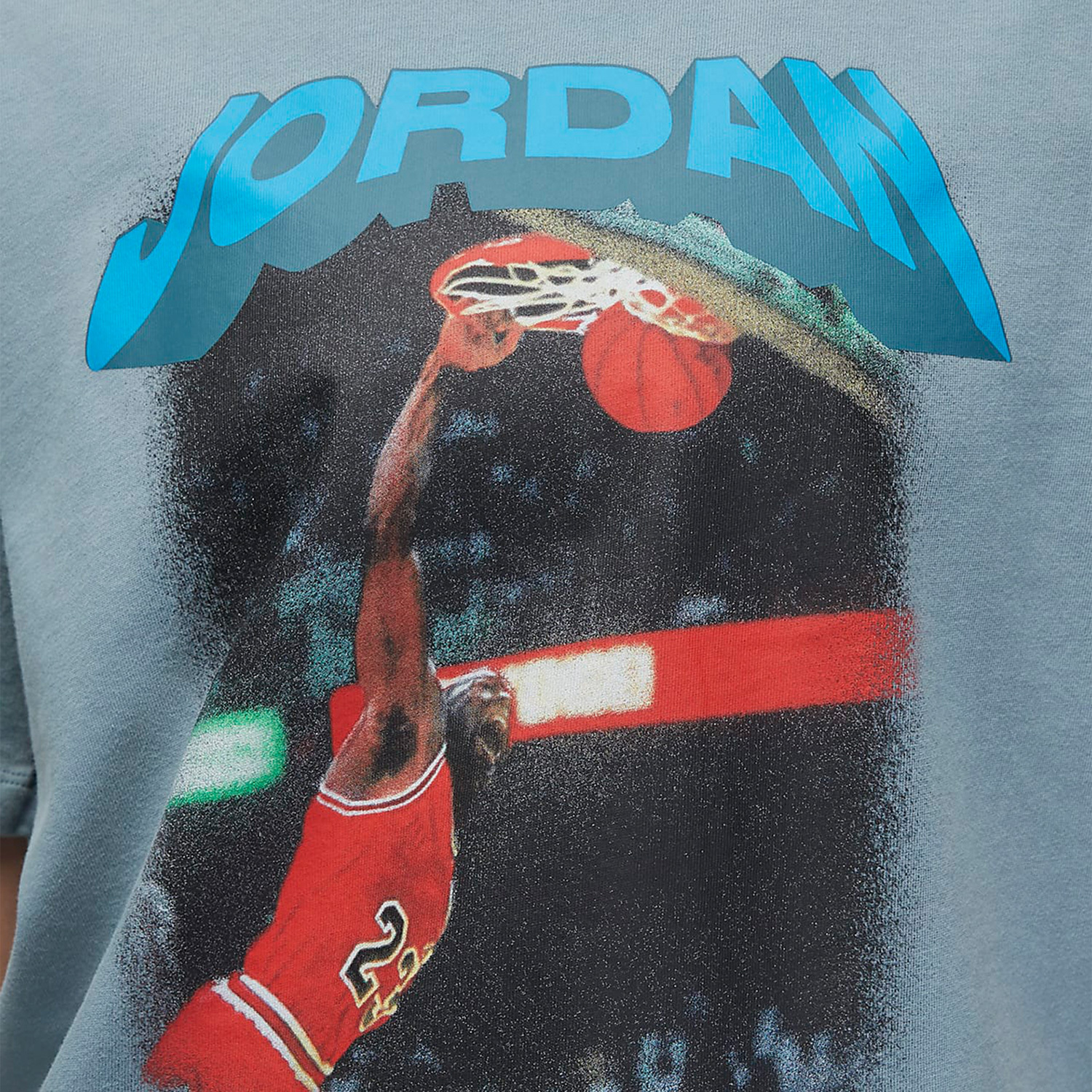Nike JORDAN Women's Printed Pattern Sports and Leisure T-shirt Short Sleeve FB5138-031