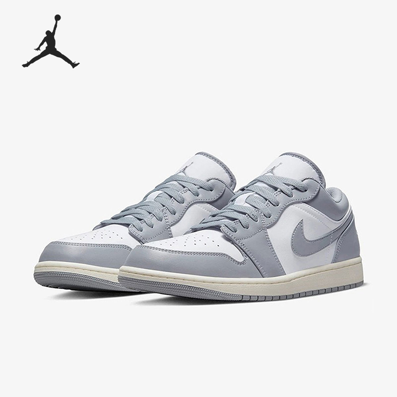 Nike Air Jordan 1 Low Men's Low-Top Classic Sports Shoes 553558-053