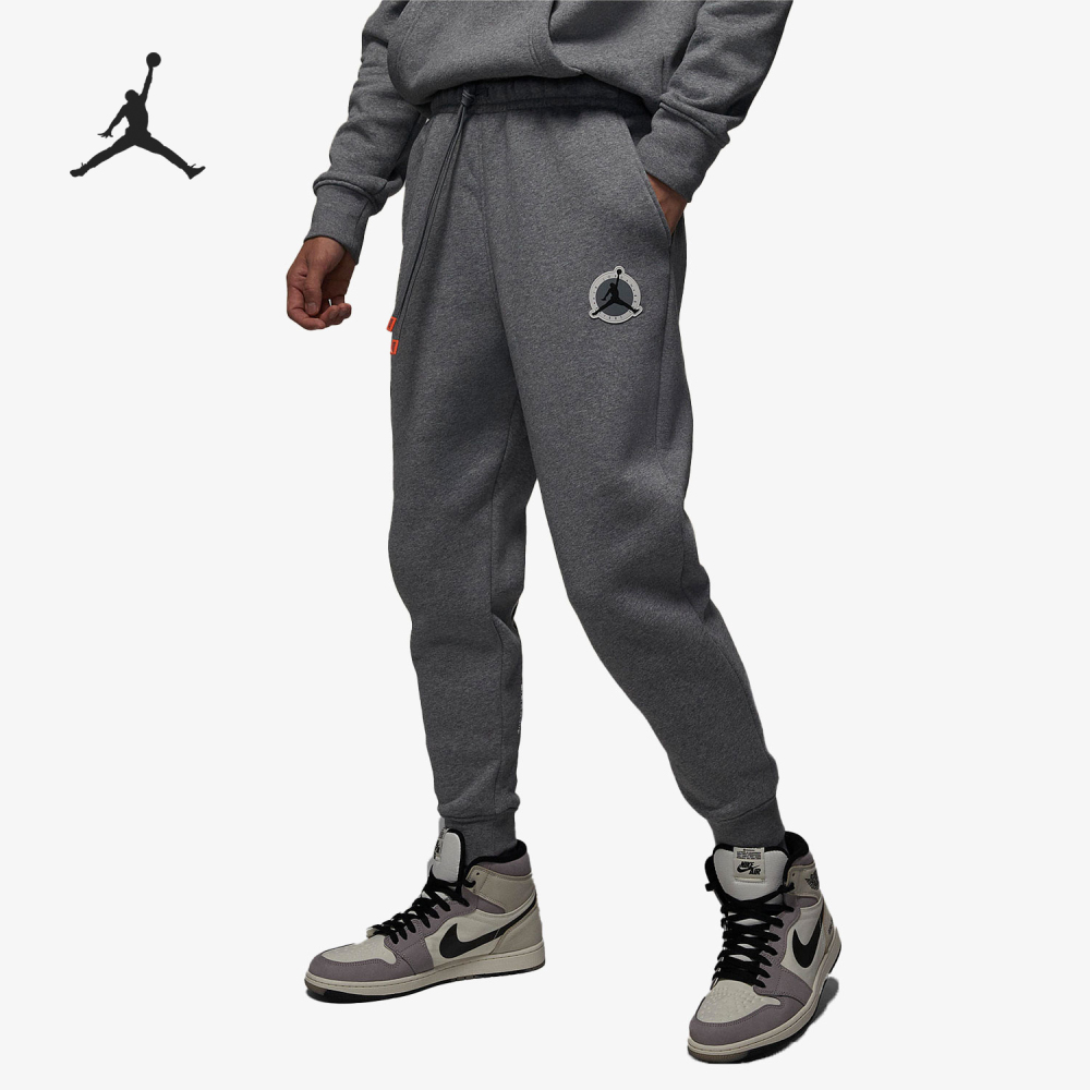 Nike JORDAN Men's Fleece Lined Drawstring Sports Pants DV7597-091