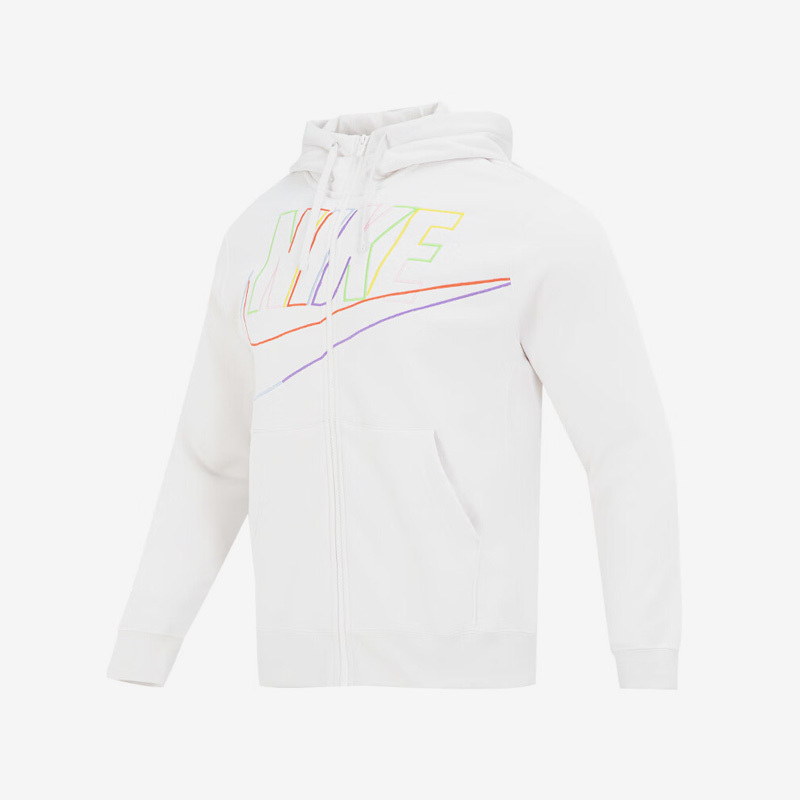 Nike Spring New Men's Full-length Zip-up Fleece Jacket DX0536-030