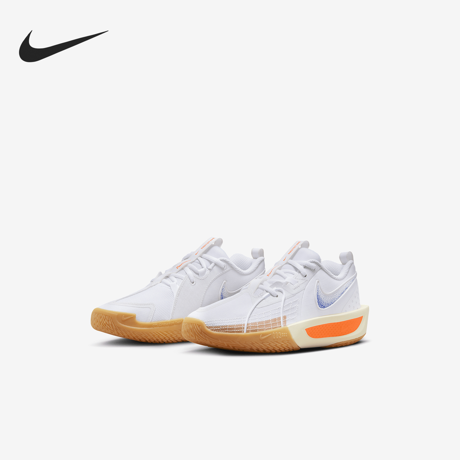 Nike's new children's durable and breathable practical basketball shoes HM0271-100