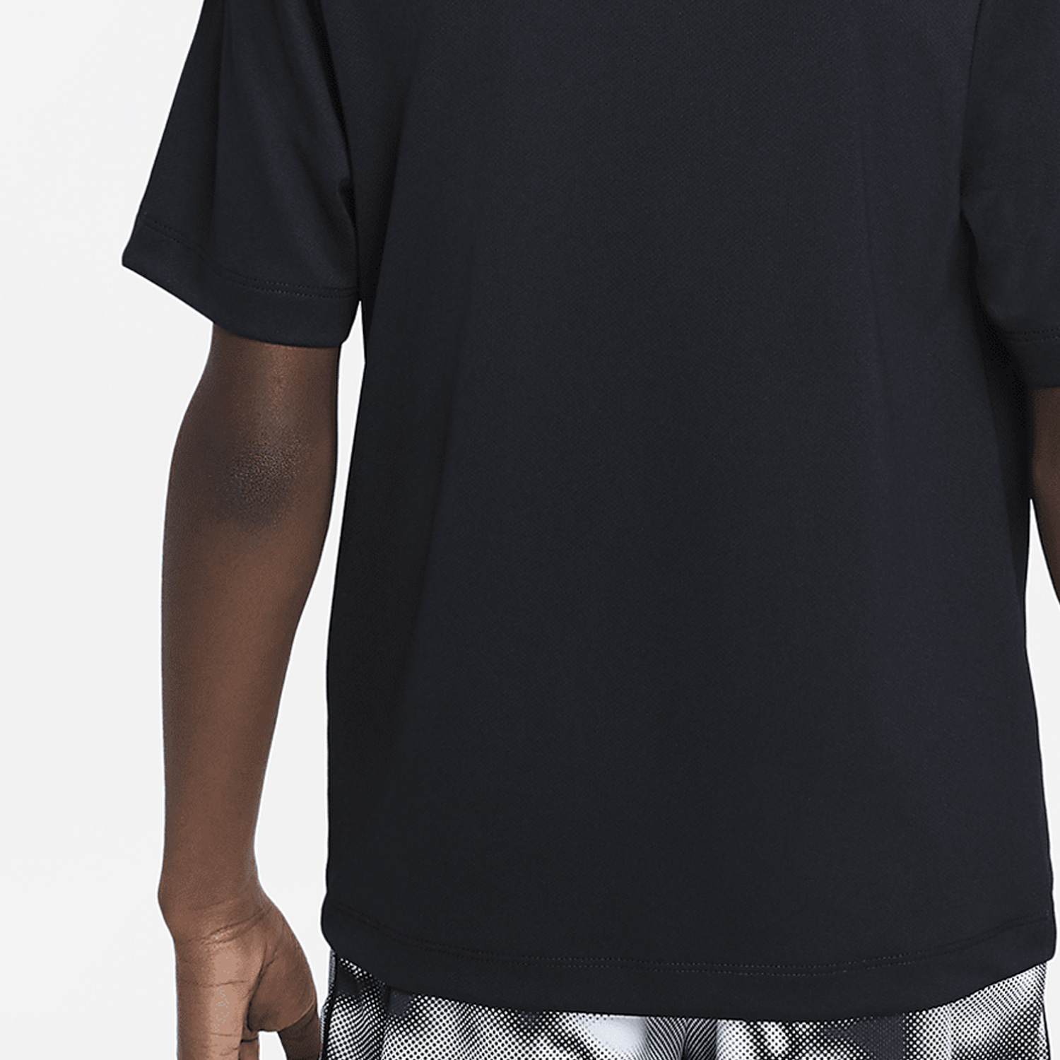 Nike Dri-FIT Big Kids' New Summer Round Neck Short Sleeve Shirt DX5386-010