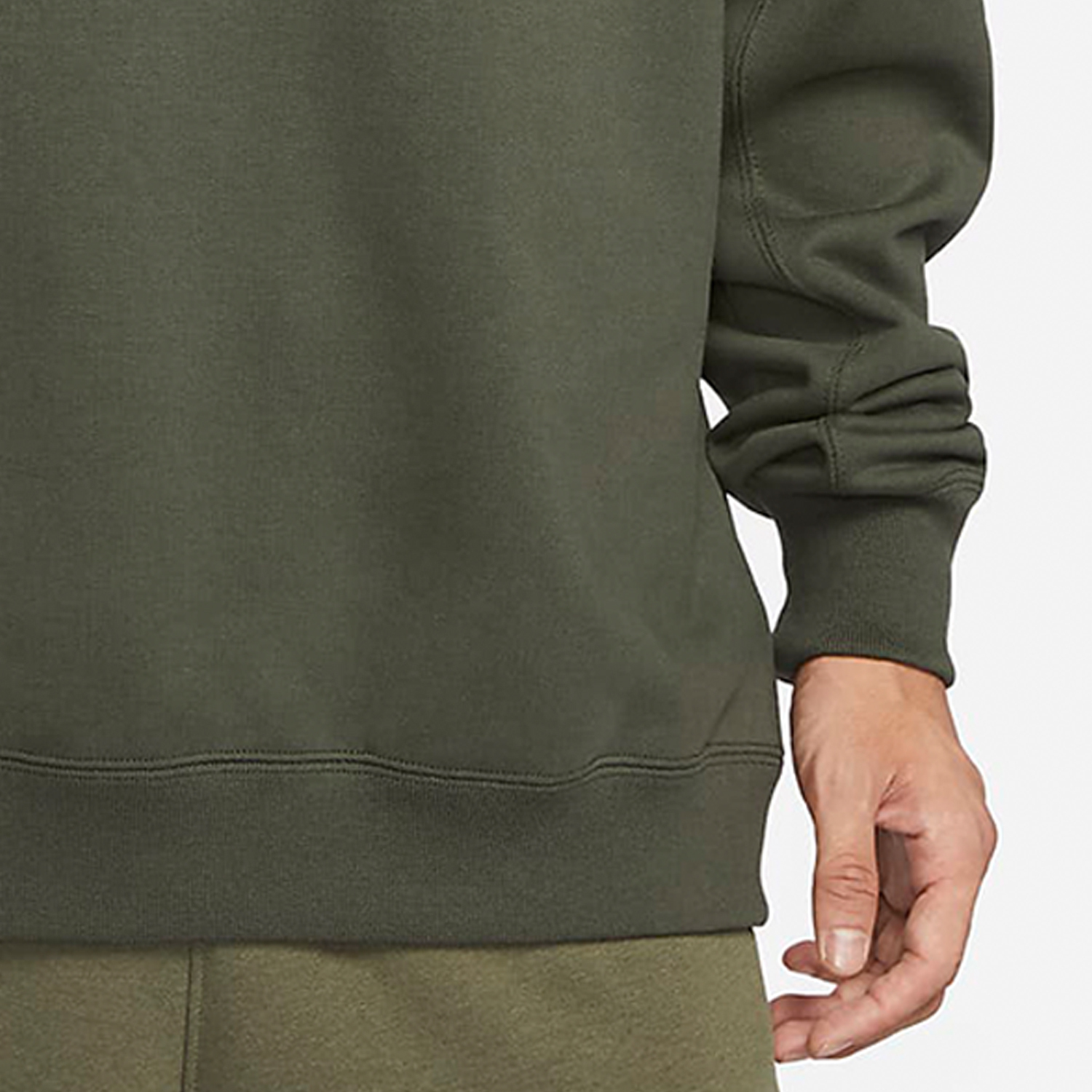 Nike New Men's Knit Round Neck Embroidered Print Sports Sweatshirt FV8457-325