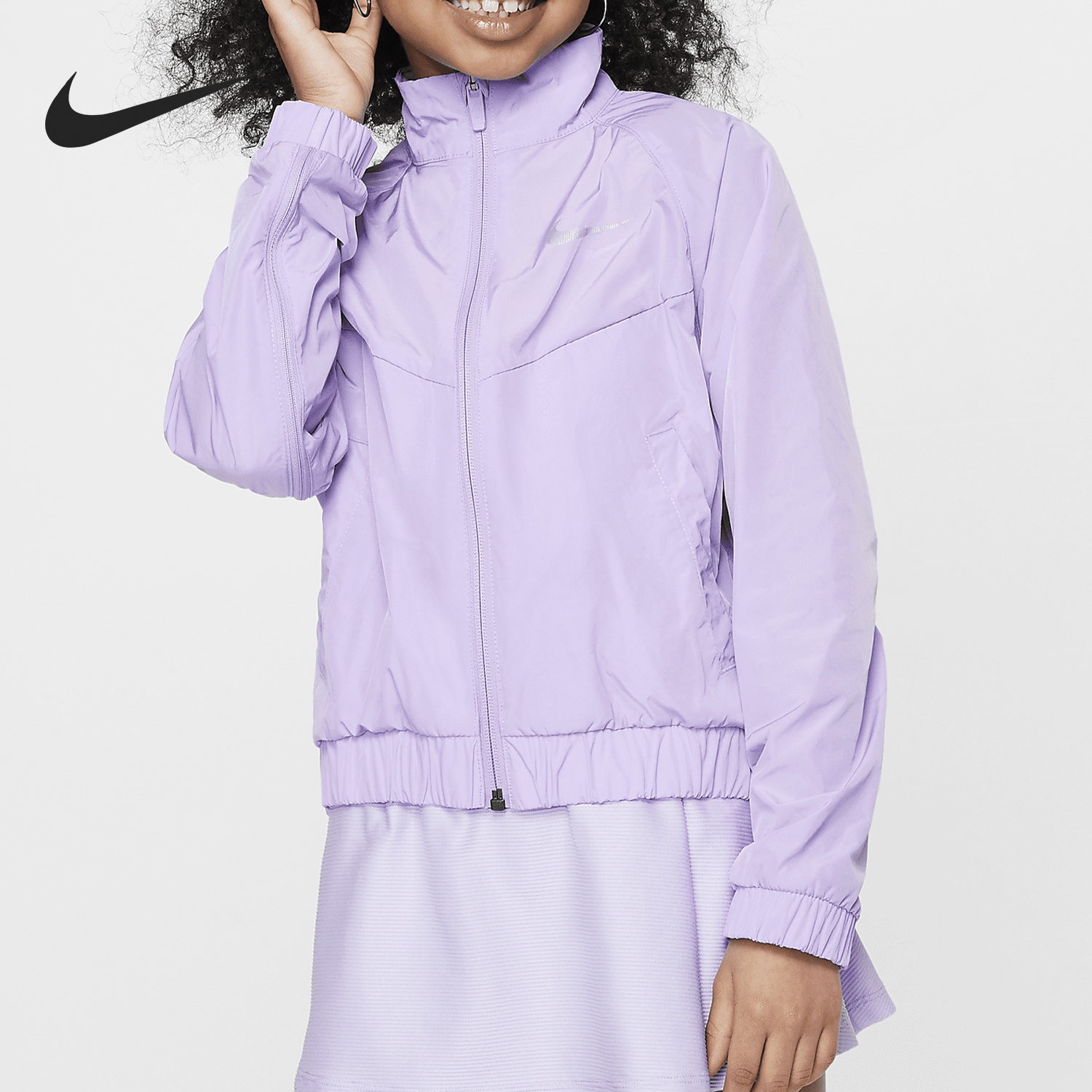 Nike Sportswear Windrunner Girls' Youth Jacket FN8656-515