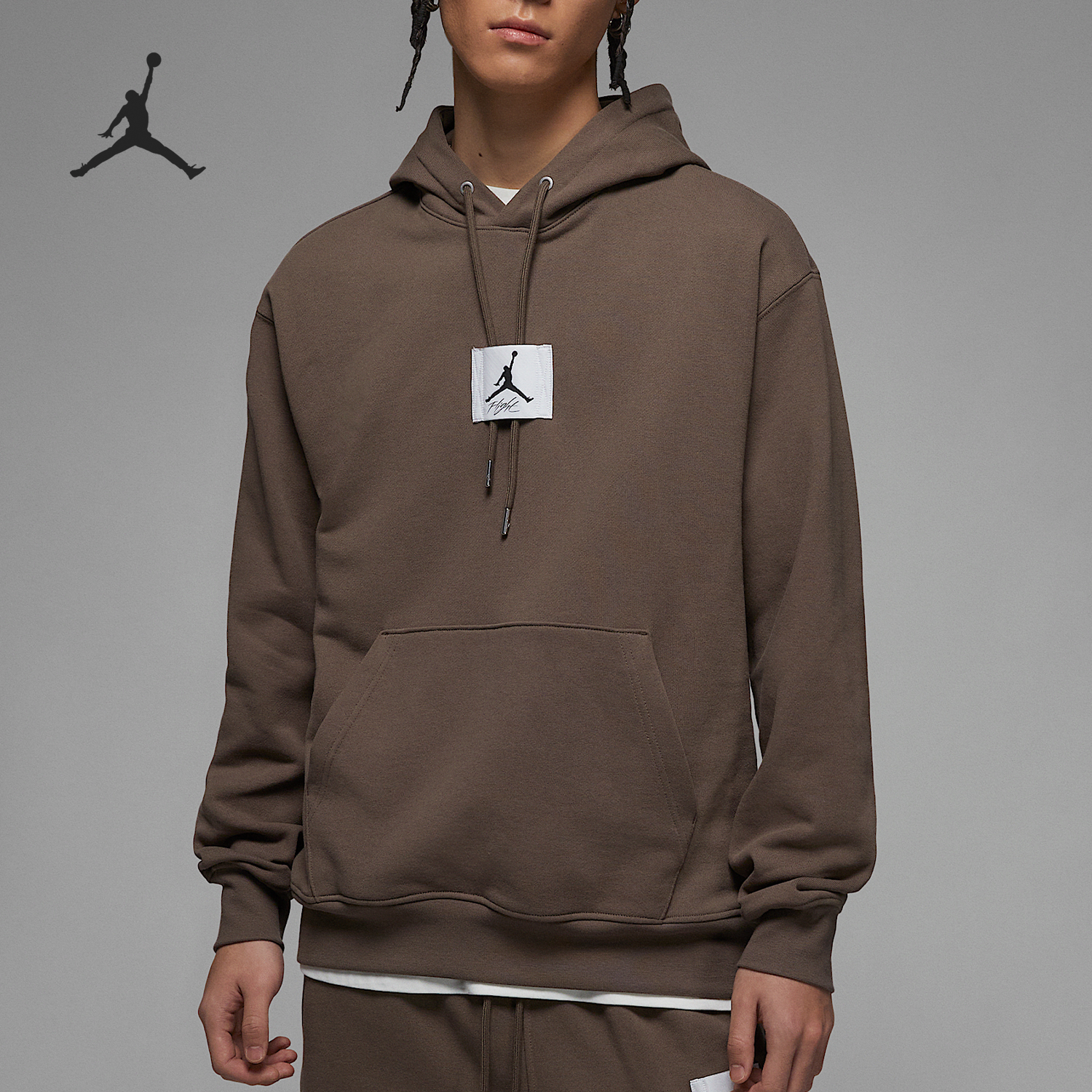 Nike Autumn and Winter New Men's Retro Warm Hooded Loose Sweatshirt DQ7339-274