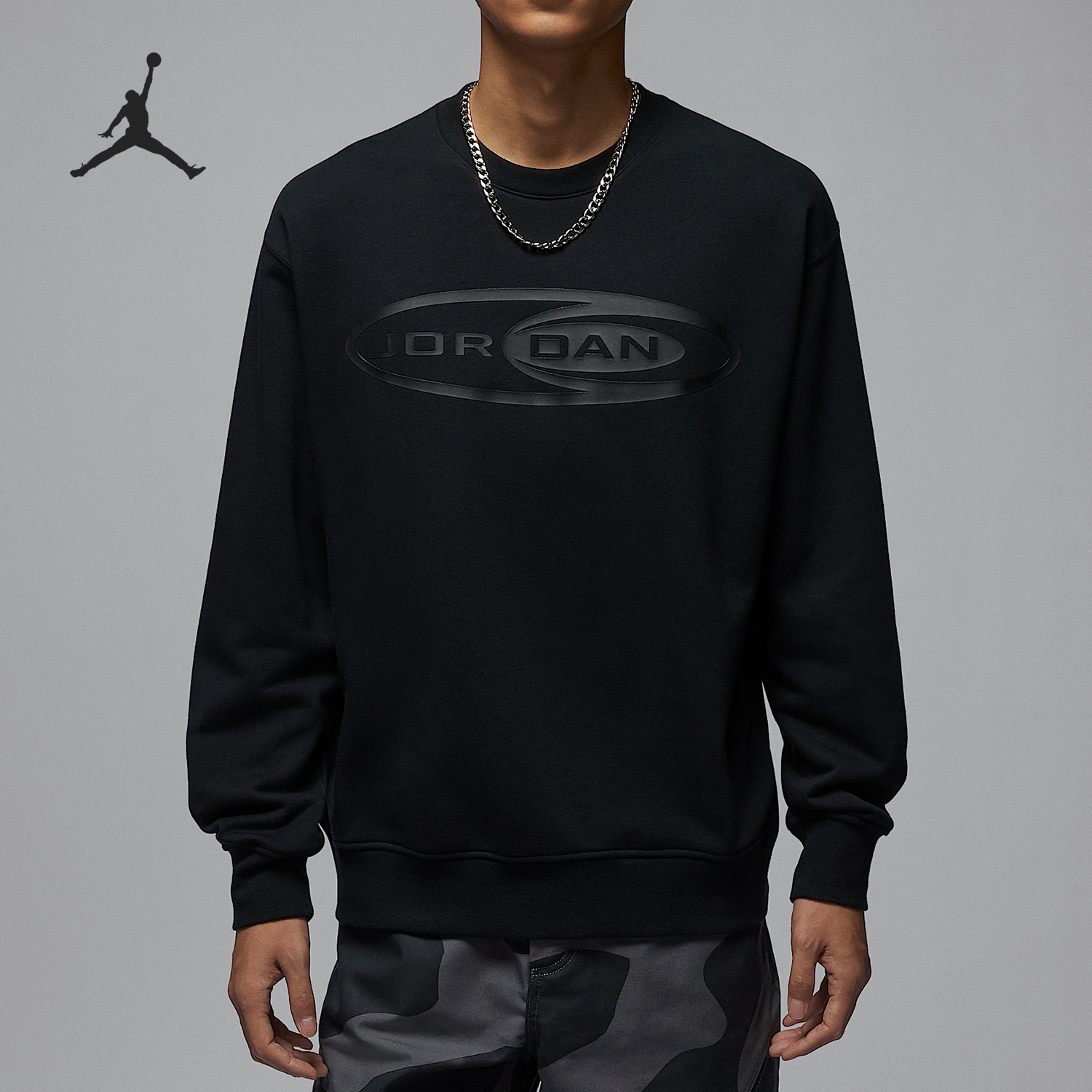 Nike JORDAN Men's Sports Casual Round Neck Hooded Sweatshirt HV9284-010