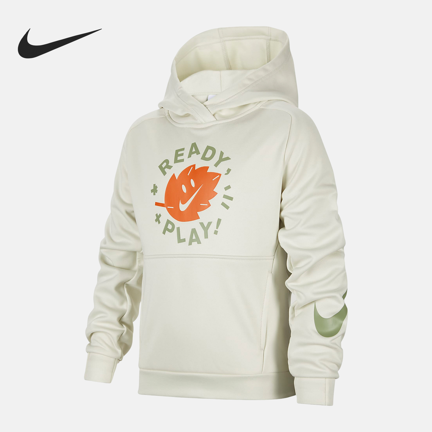 Nike New Big Kids Knit Fleece Warm Hooded Sports Sweatshirt FV4007-020