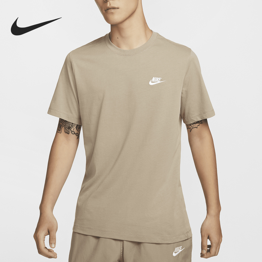 Nike Sportswear Club Men's Embroidered Soft T-Shirt AR4999-248