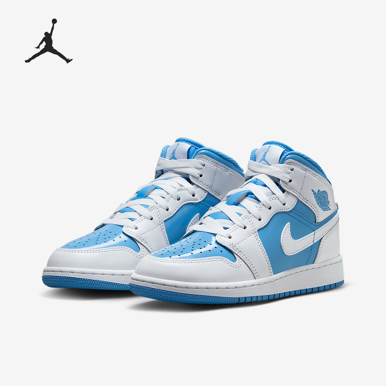 Nike Air Jordan 1GS Girls Big Girl Classic Sports Shoes FZ3933-114