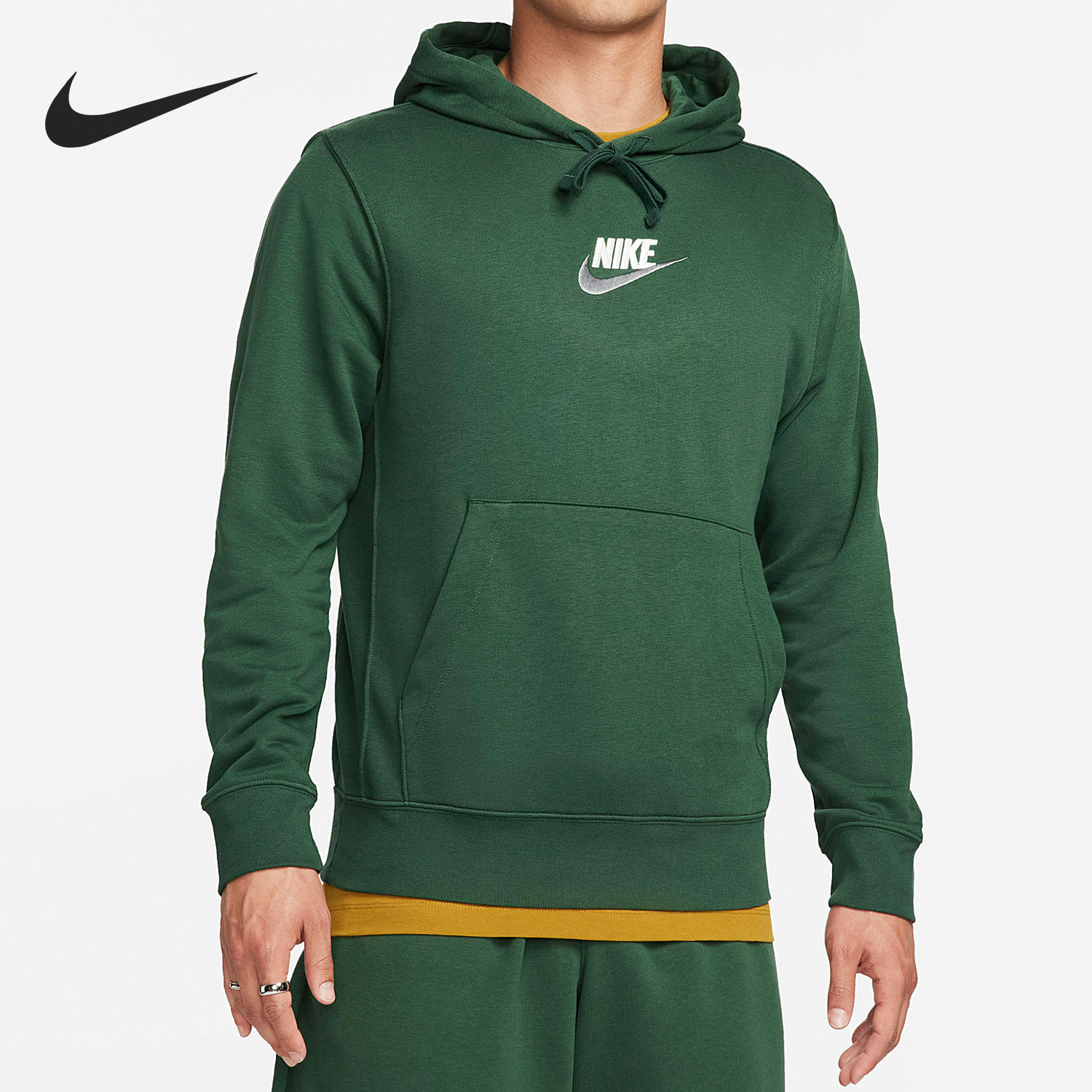 Nike New Season Loose Casual Hooded Men's Sports Sweatshirt FB7789-323