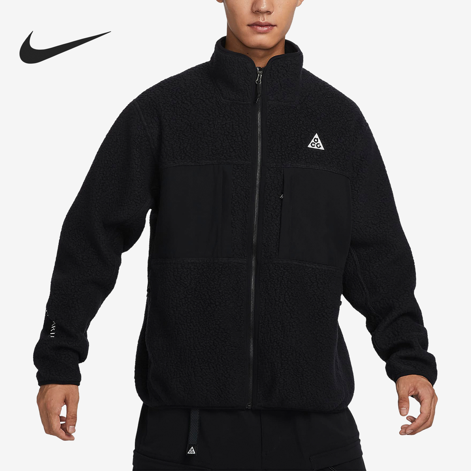 Nike New Season Men's Fleece Sports Jacket FN0373-010