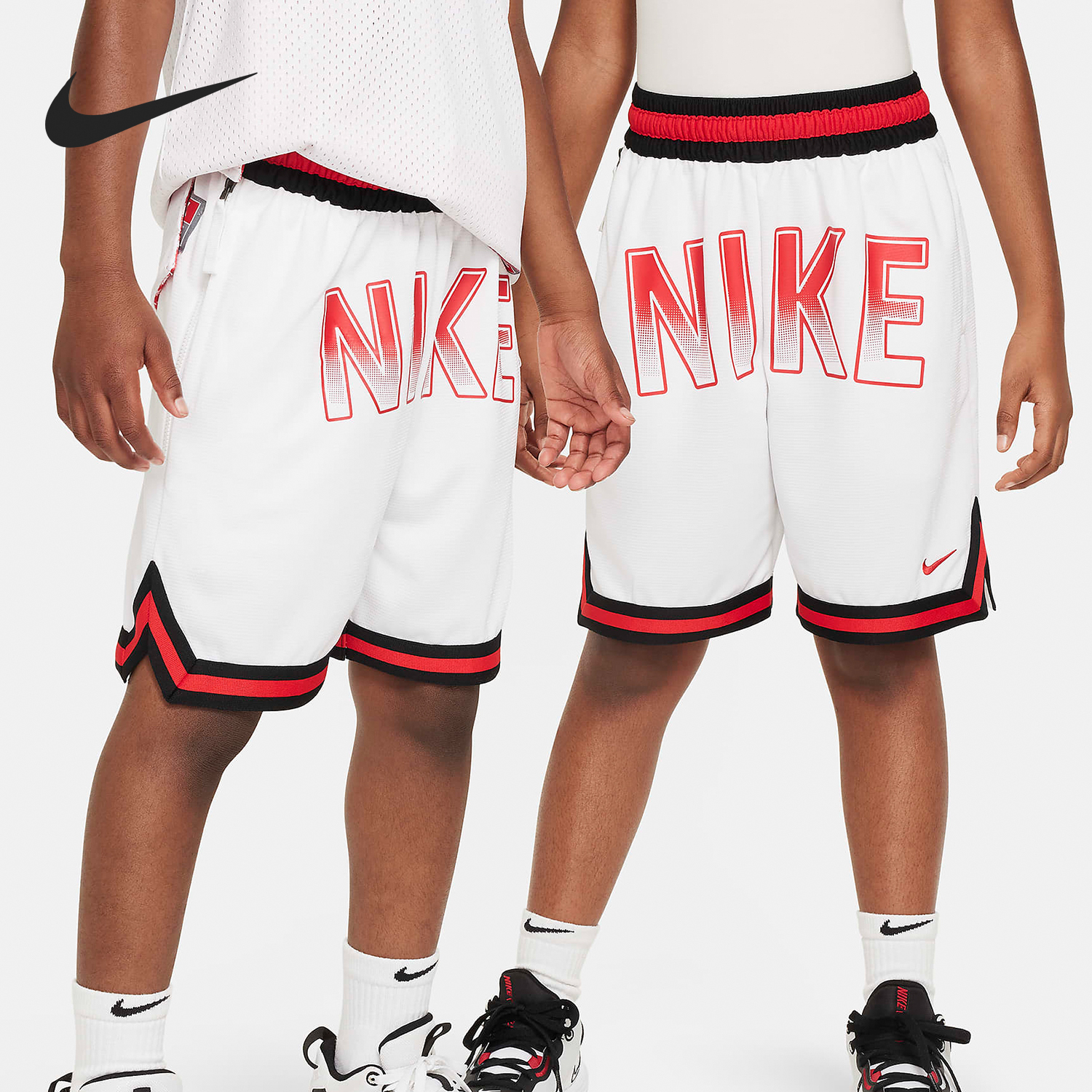 Nike Dri-FIT Boys Sports Breathable Basketball Shorts FN8351-100