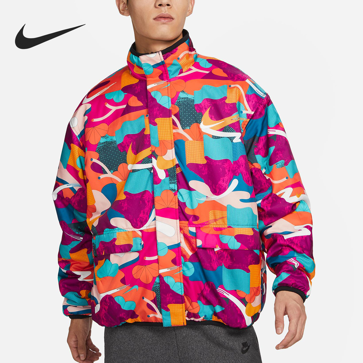 Nike New Season Men's Casual Sports Double-sided Wearable Jacket FD4057-010