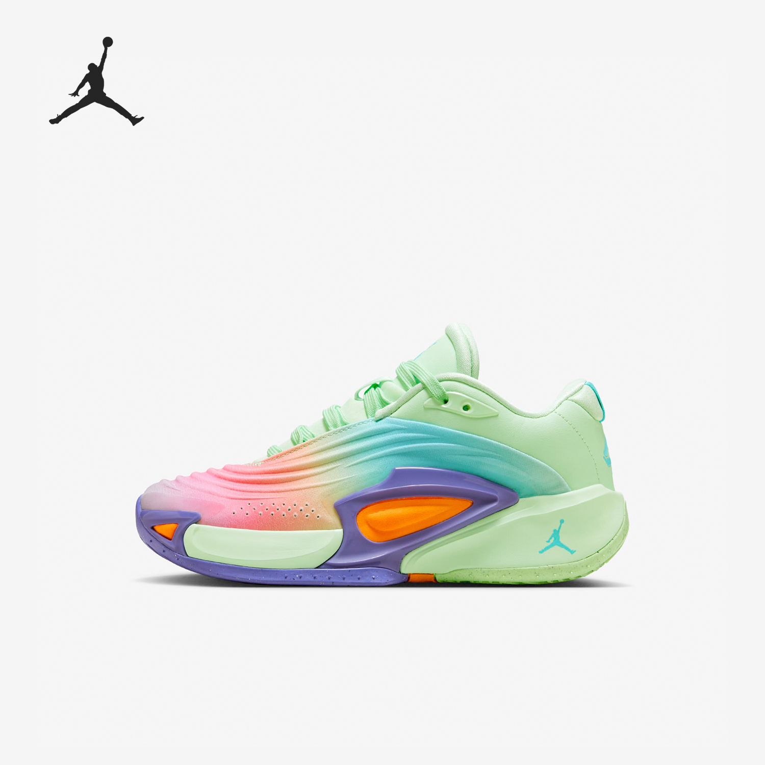 Nike JORDAN GS Women's Big Kids Laced Shock-absorbing Basketball Shoes HQ4920-300