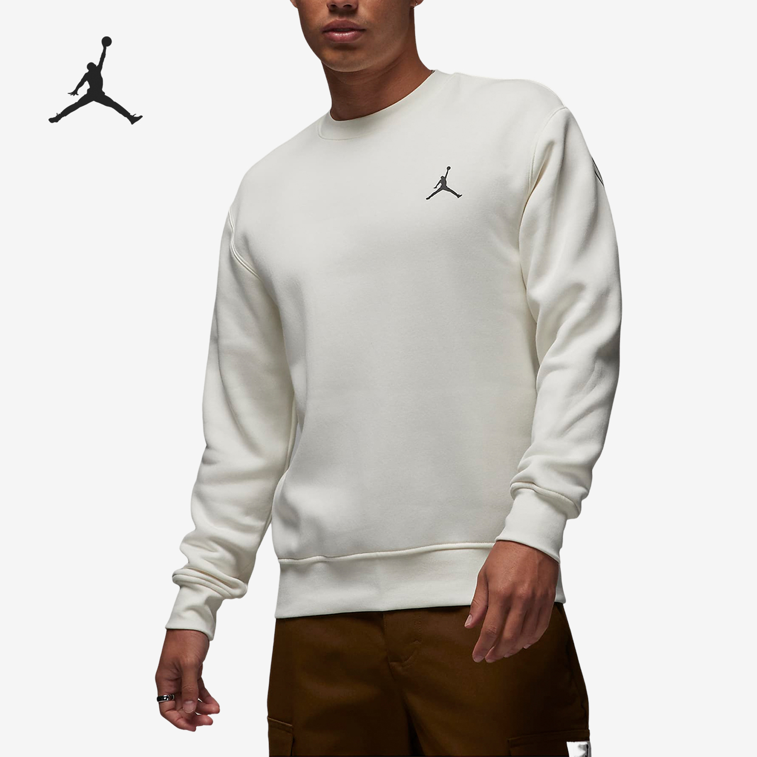 Nike JORDAN Men's Warm-up Basketball Knit Sport Hoodie FB7020-133