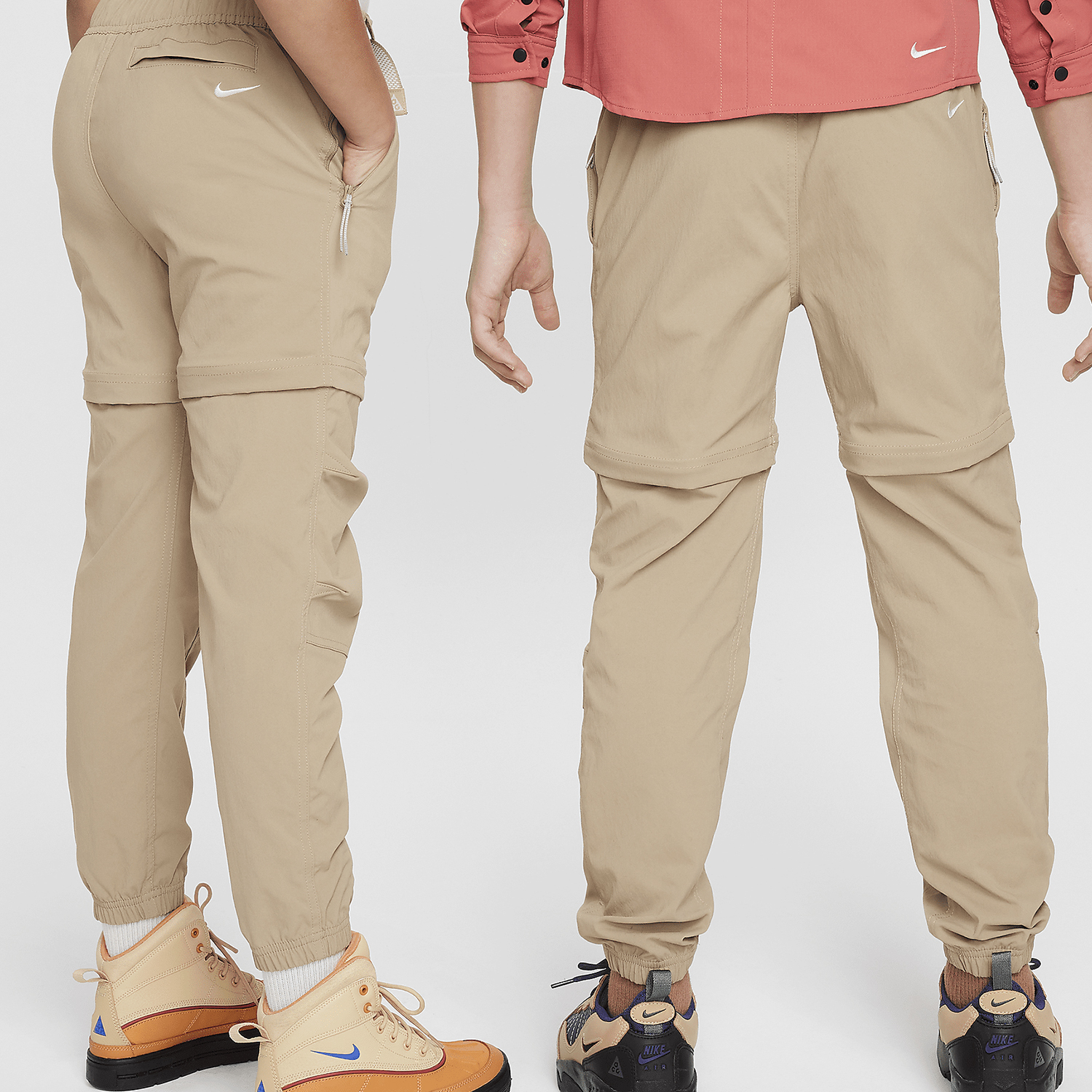 Nike children's lightweight woven detachable sports pants FD3150-247