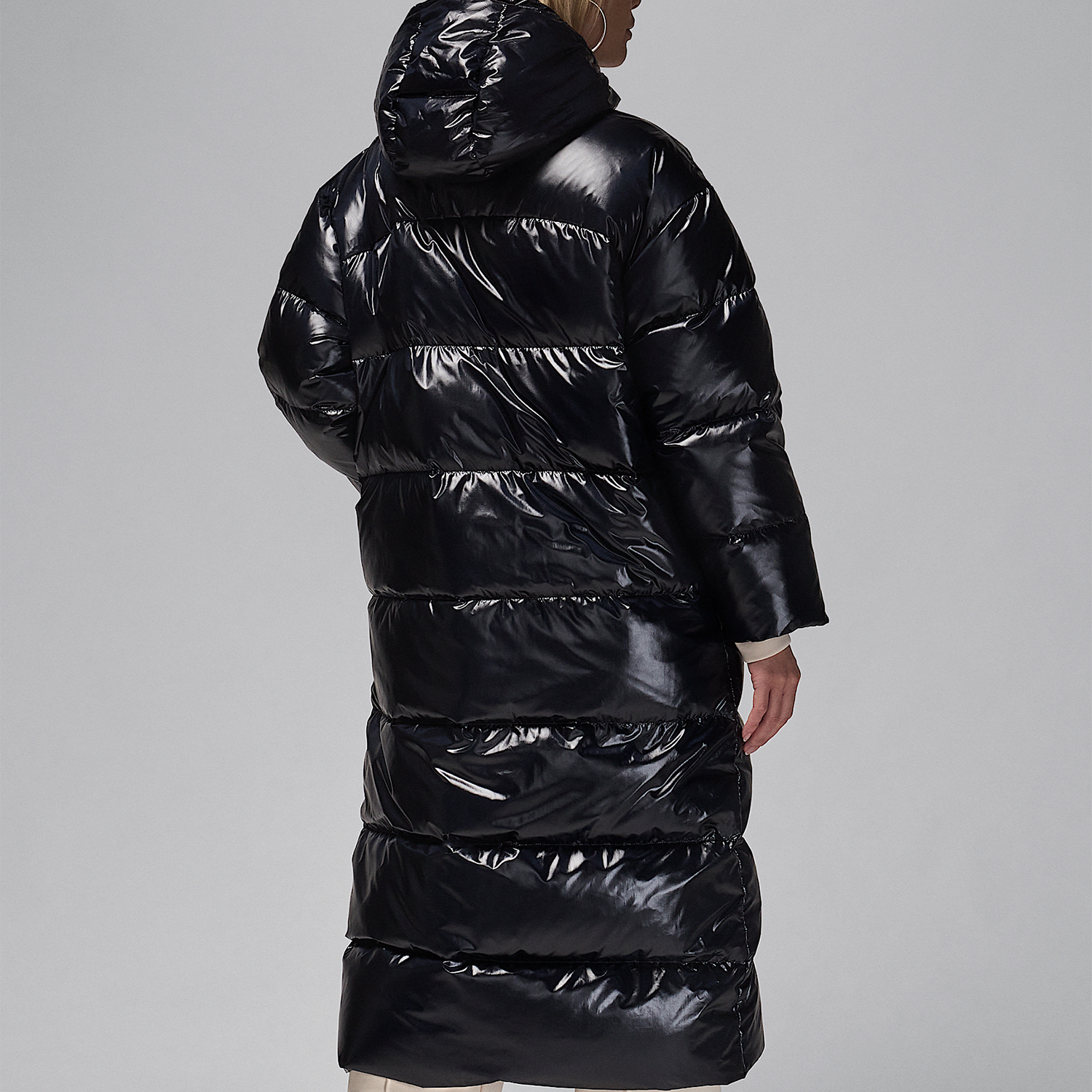 Nike JORDAN Women's Insulated Woven Glossy Fashion Down Jacket FV7144-010