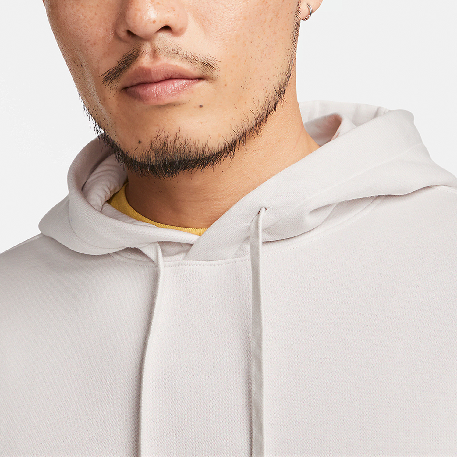 Nike Spring New Men's Sports Patchwork Fleece Hooded Sweatshirt DX0542-030