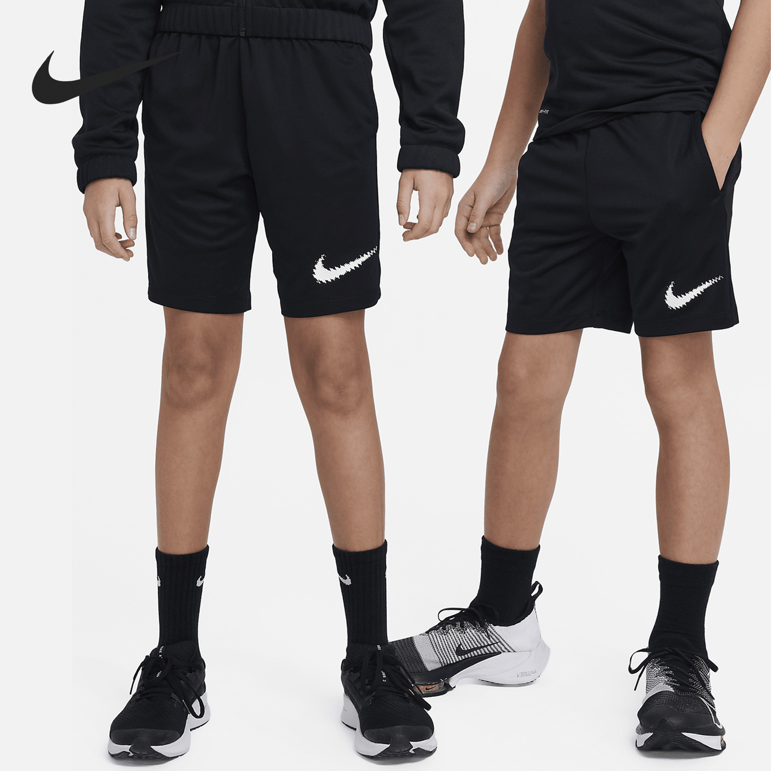 Nike DRI-FIT New Season Big Kids' Training Summer Sports Shorts DX5413-010