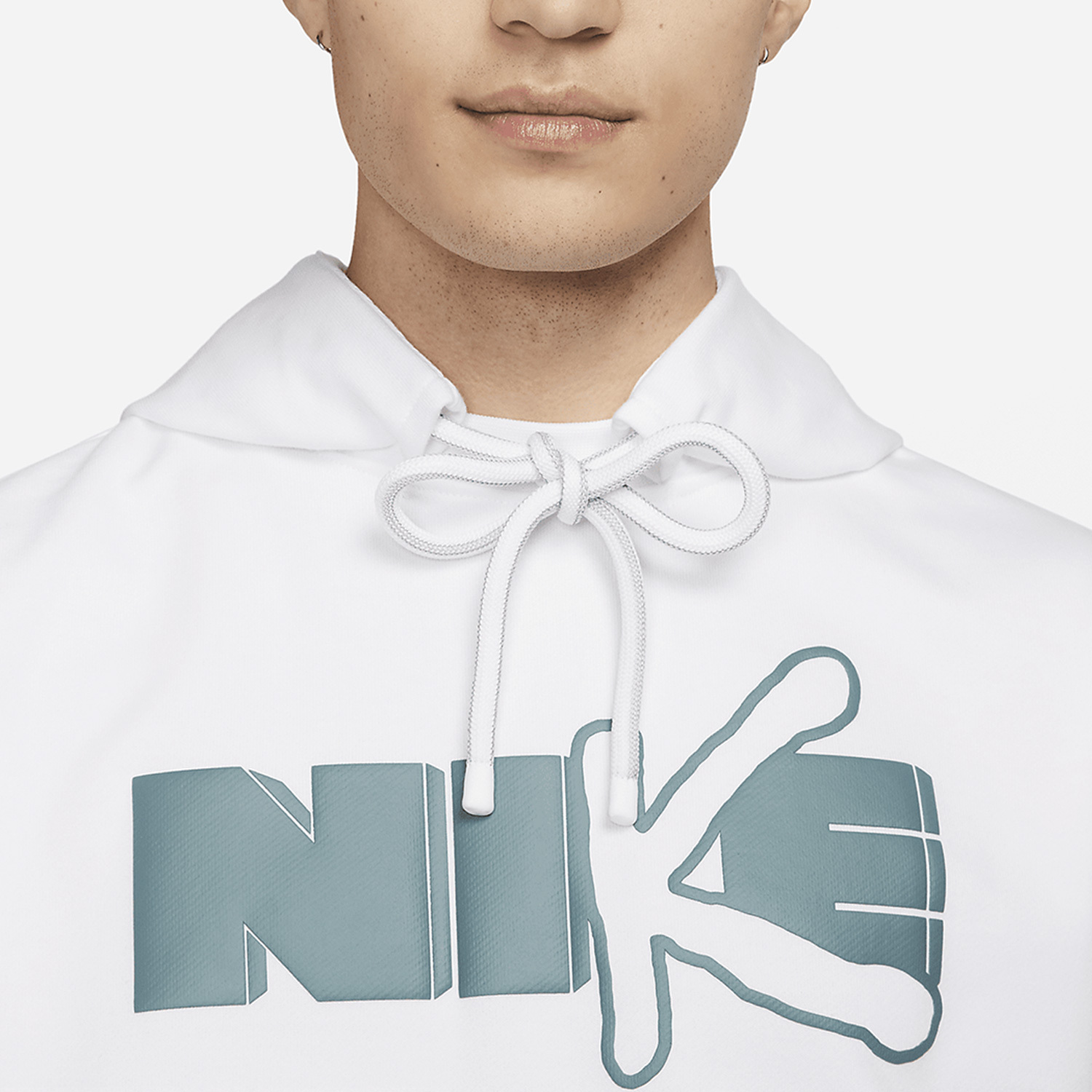 Nike Current Season New Men's Printed Hooded Casual Sports Sweatshirt DV9502-100