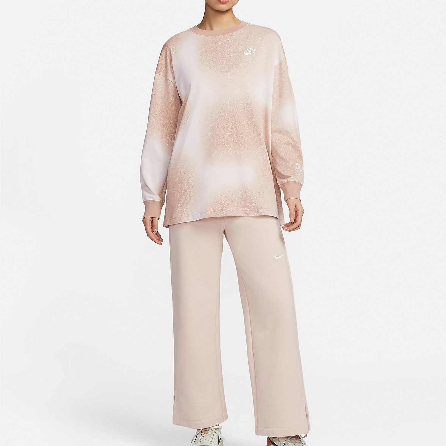 Nike Spring New Women's Sports Casual Round Neck Long Sleeve T-Shirt FZ6566-200
