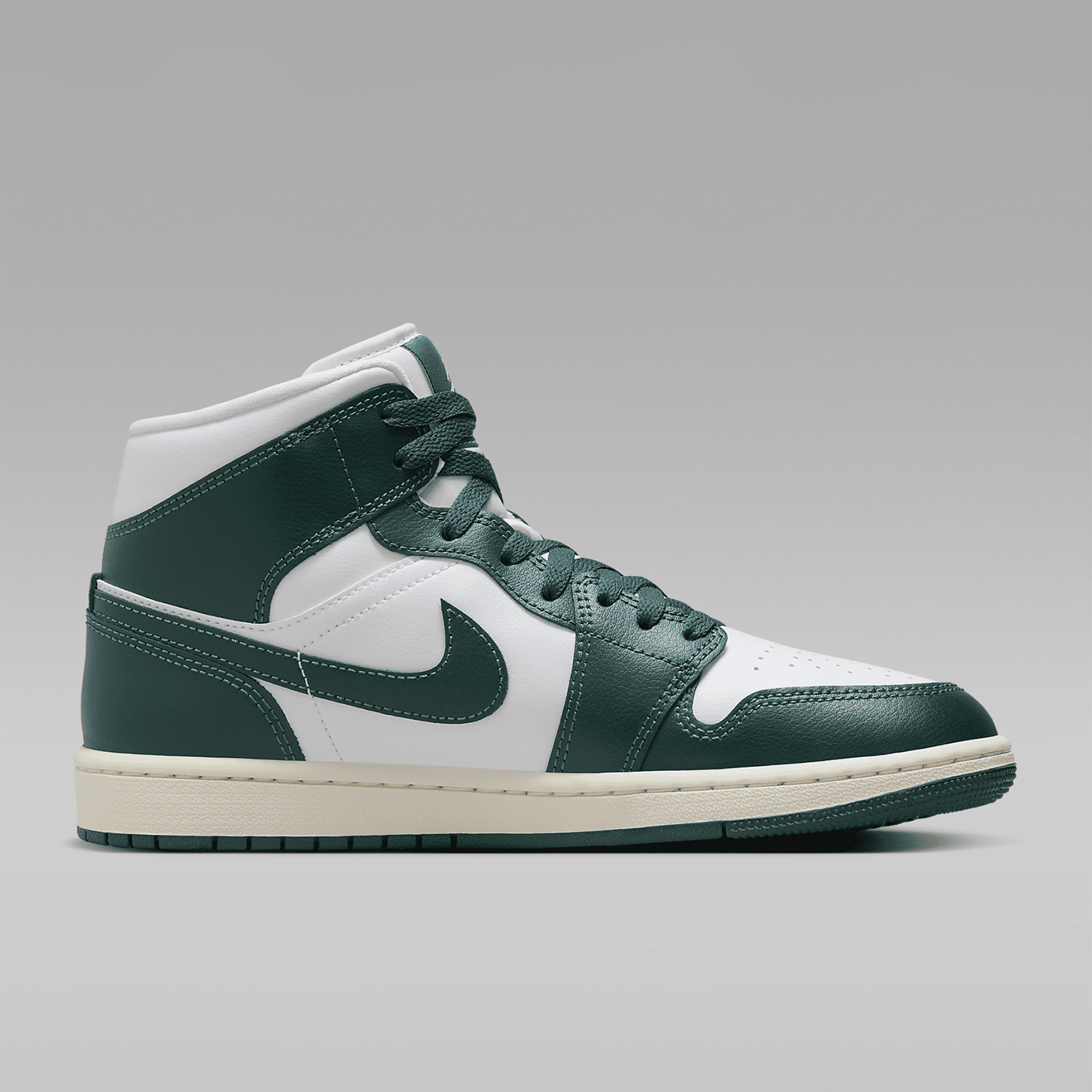 Nike Air Jordan 1 Mid Women's Sports Cushioning Sneakers BQ6472-133