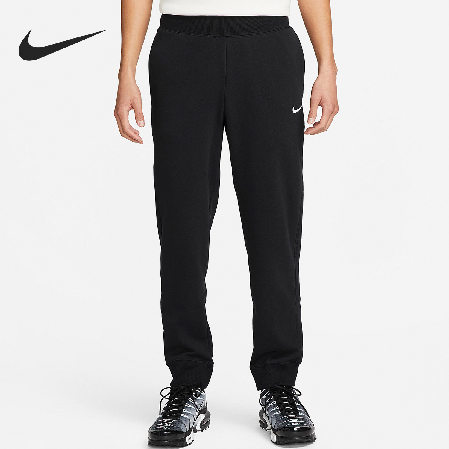 Nike Spring New Men's Breathable Casual Sports Trousers with Drawstring 528717-010