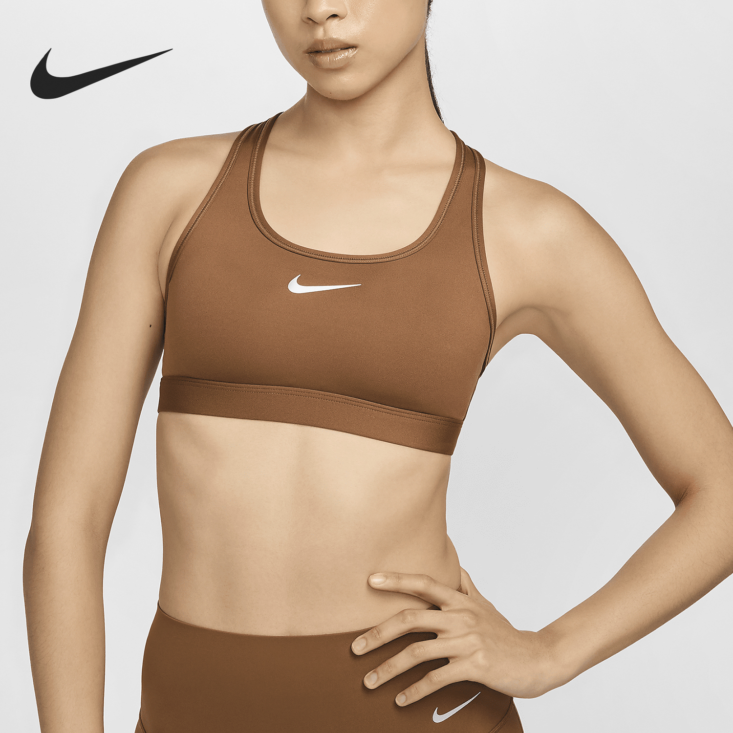 Nike Swoosh KYOKA Women's Sports Fitness Bra DX6822-281