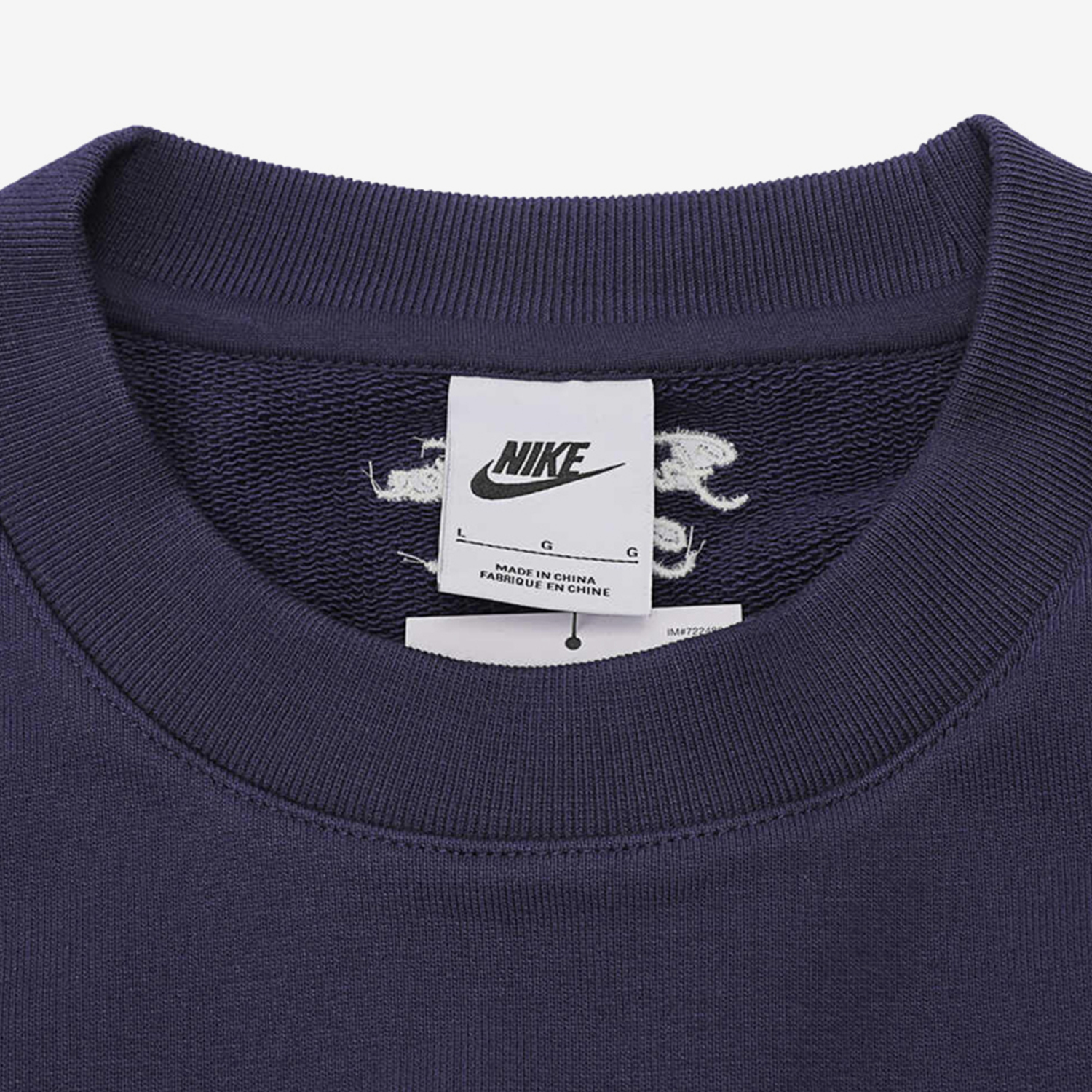 Nike's new men's round neck printed knitted pullover sweatshirt FV9513-555