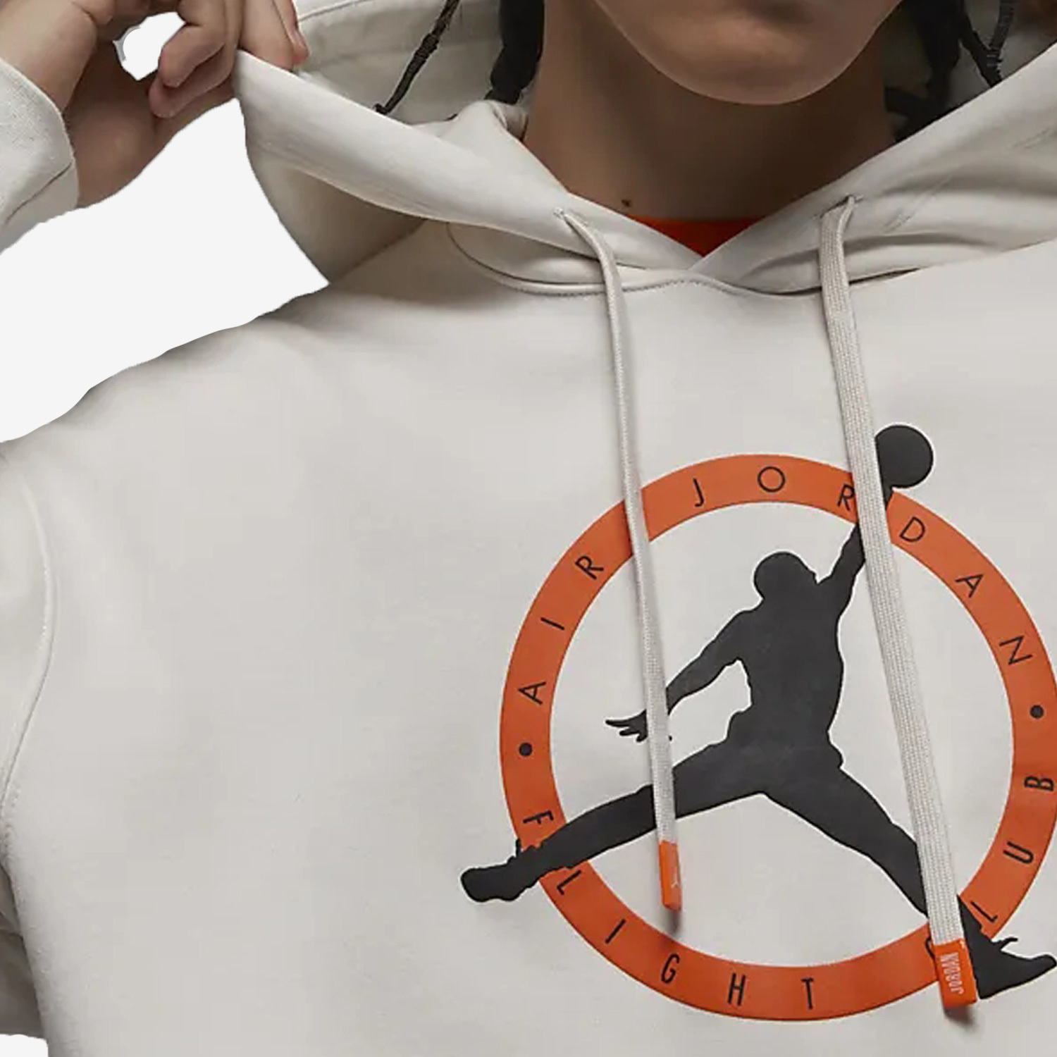 Nike Air Jordan Men's Fleece Hooded Sweatshirt FB7051-030
