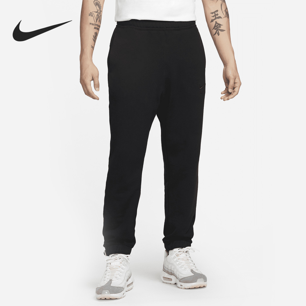 Nike Spring New Men's French Terry Casual Drawstring Trousers DV9846-010