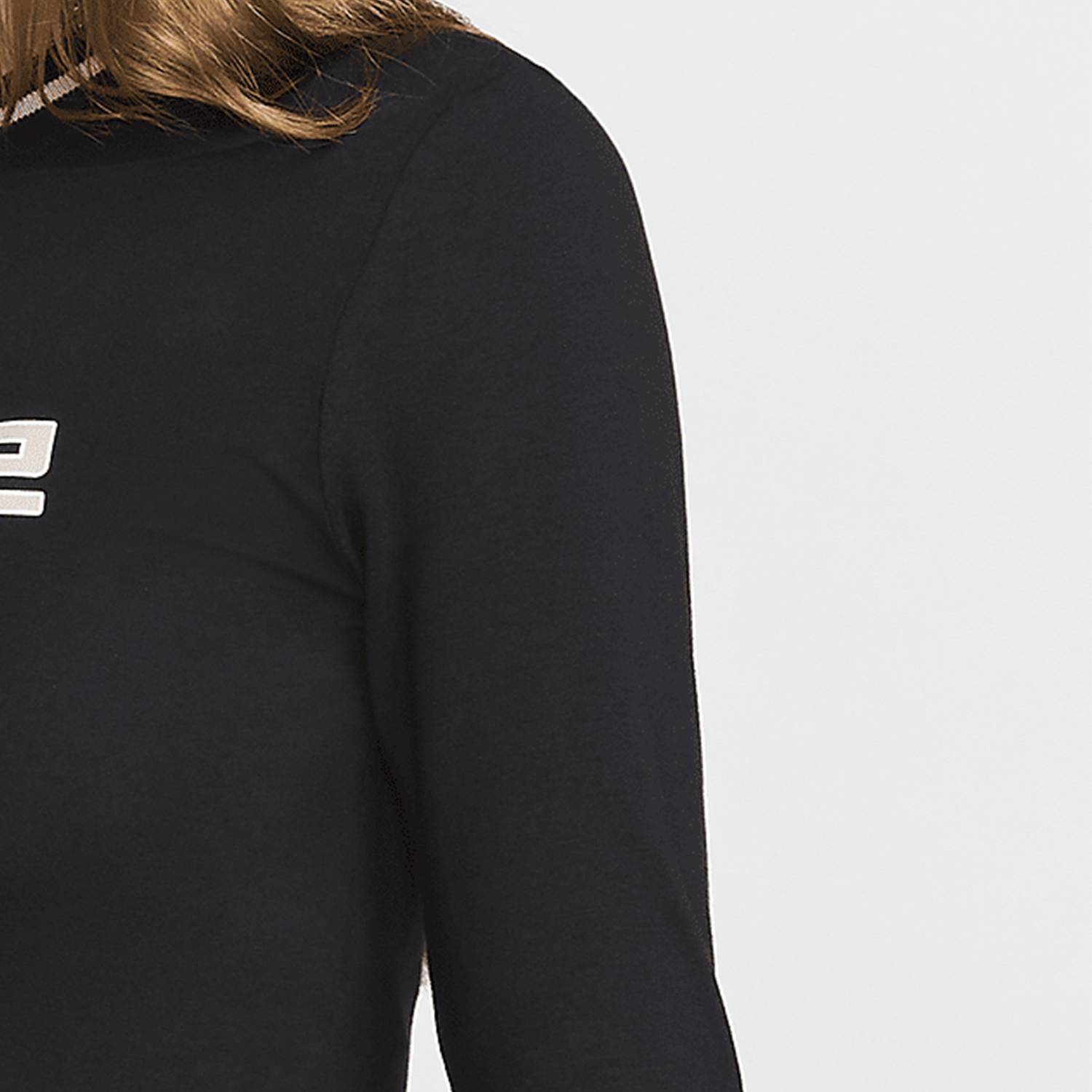 Nike Autumn New Women's Slim Casual Knitted Long-sleeved T-shirt FZ2859-010