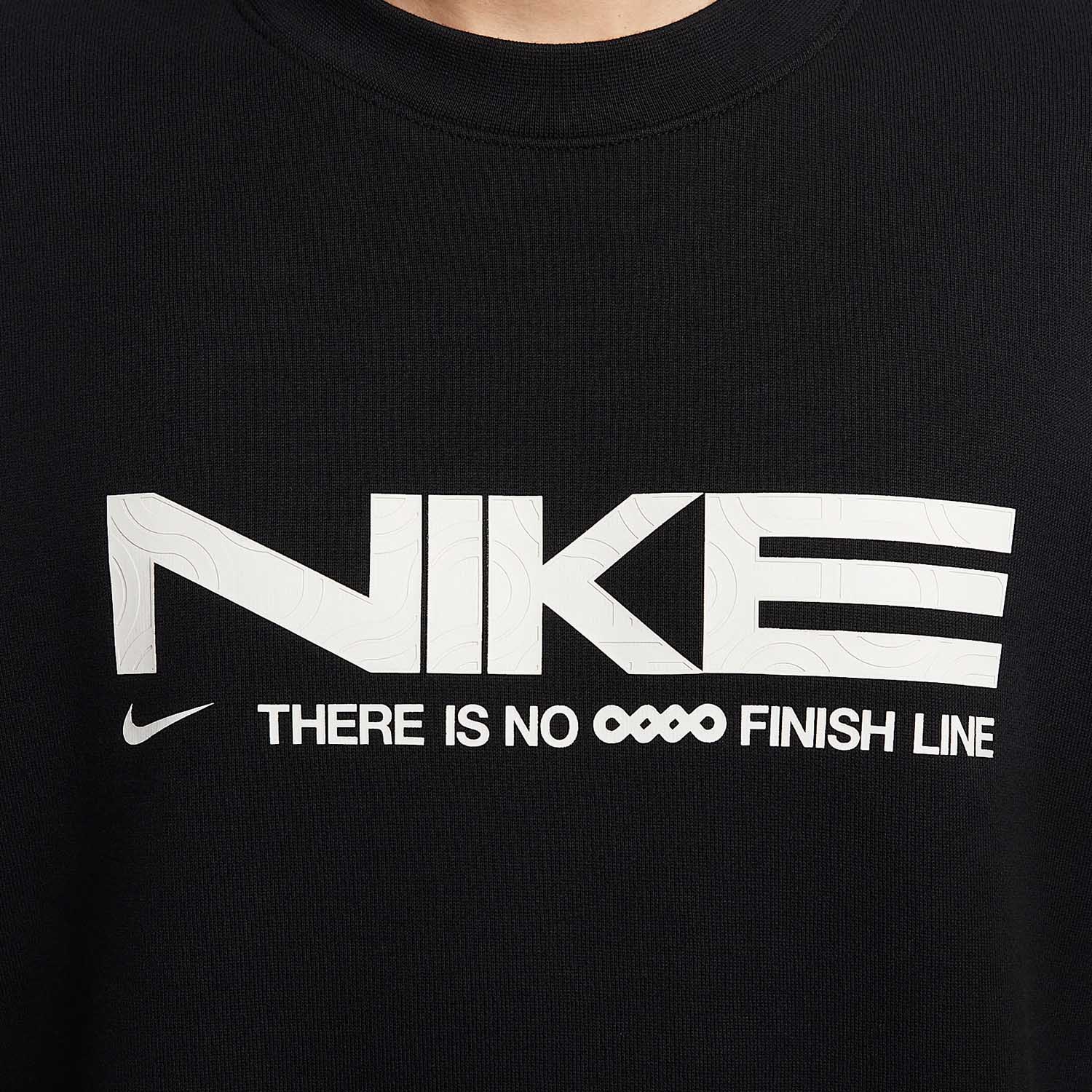 Nike Premium Men's Round Neck Thin Fleece Sports Letter Hoodie IB5450-010