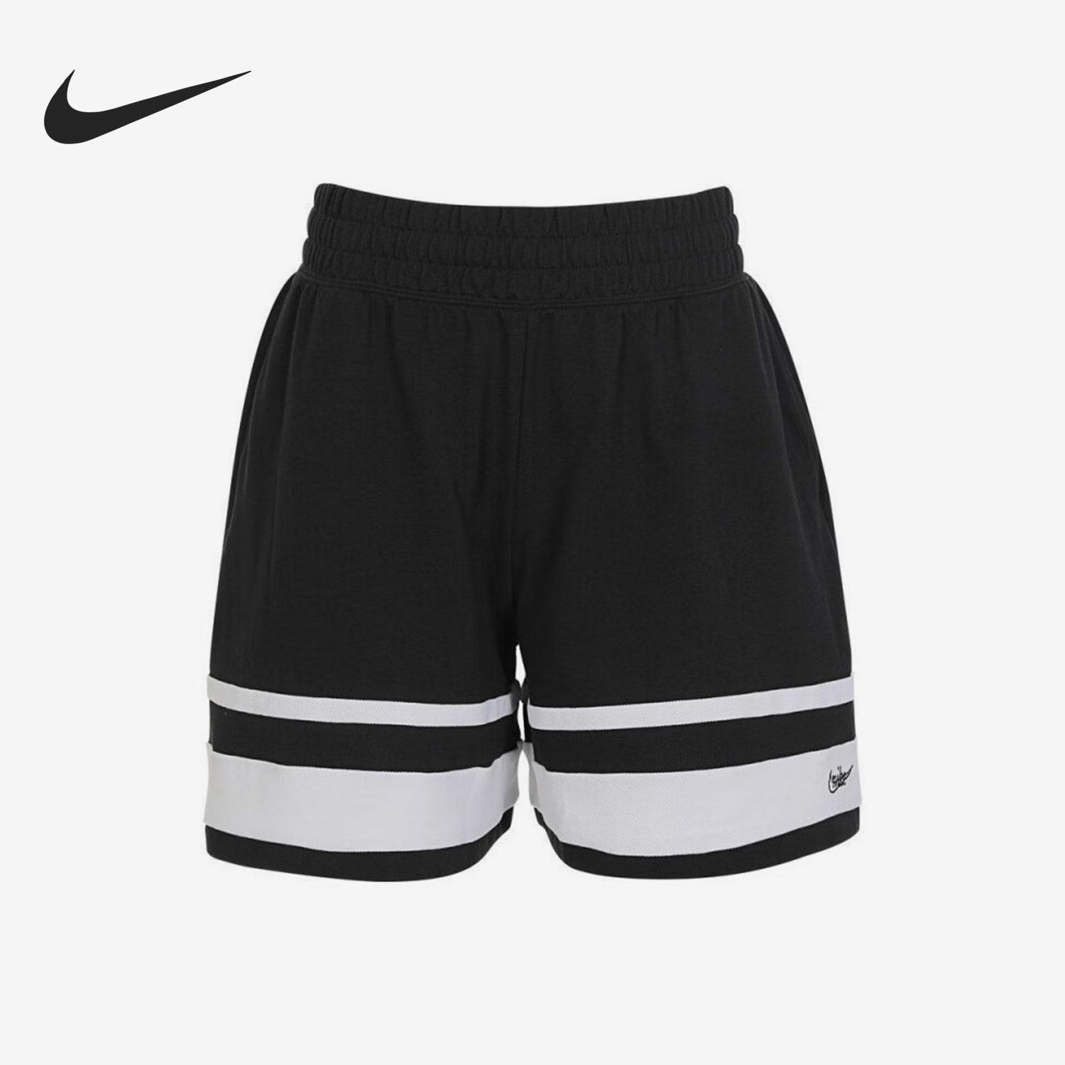 Nike Summer New Big Kids Loose Breathable Sports Casual Shorts FV0190-010