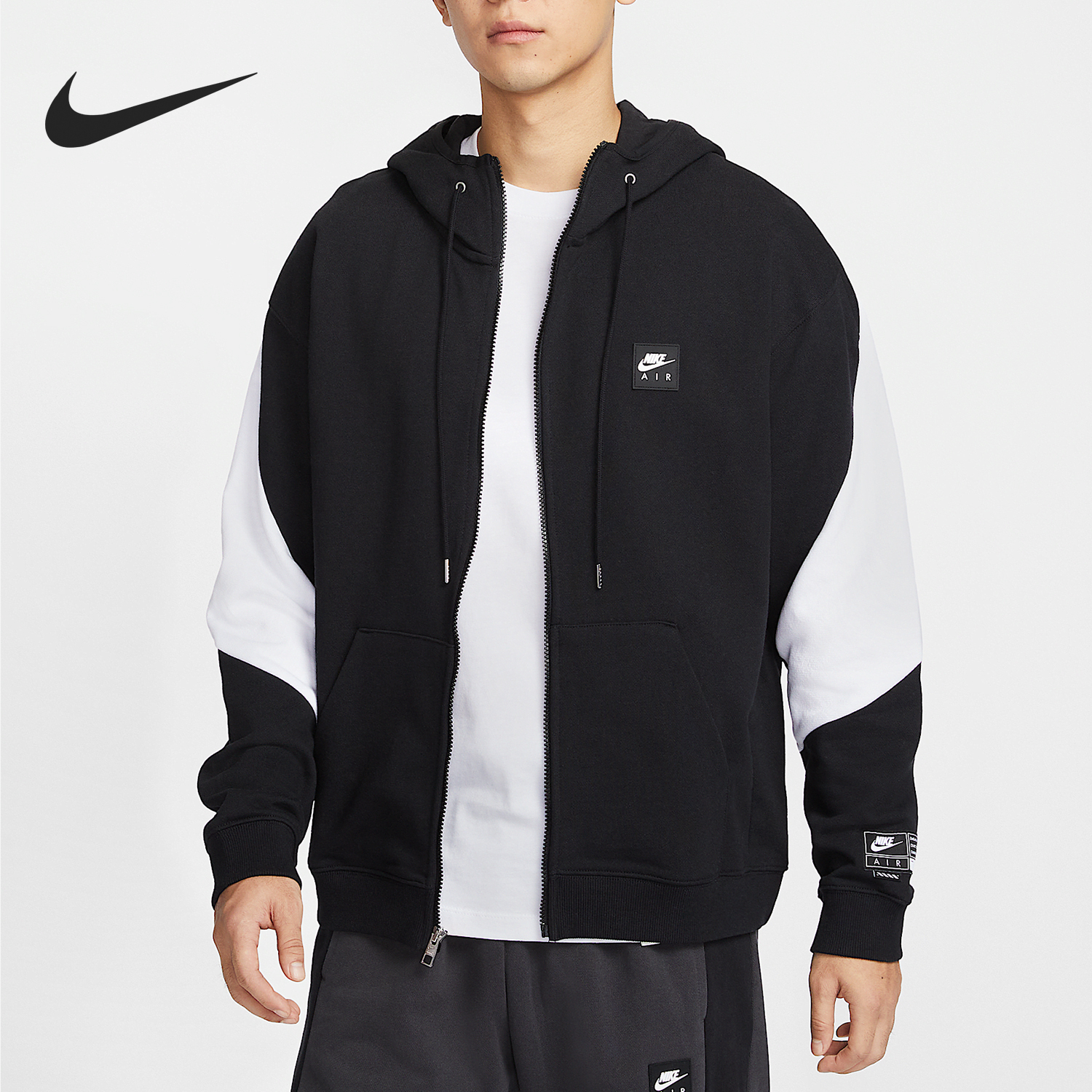 Nike Autumn and Winter New Season Men's Patched Loose Outdoor Sports Jacket HJ0637-010