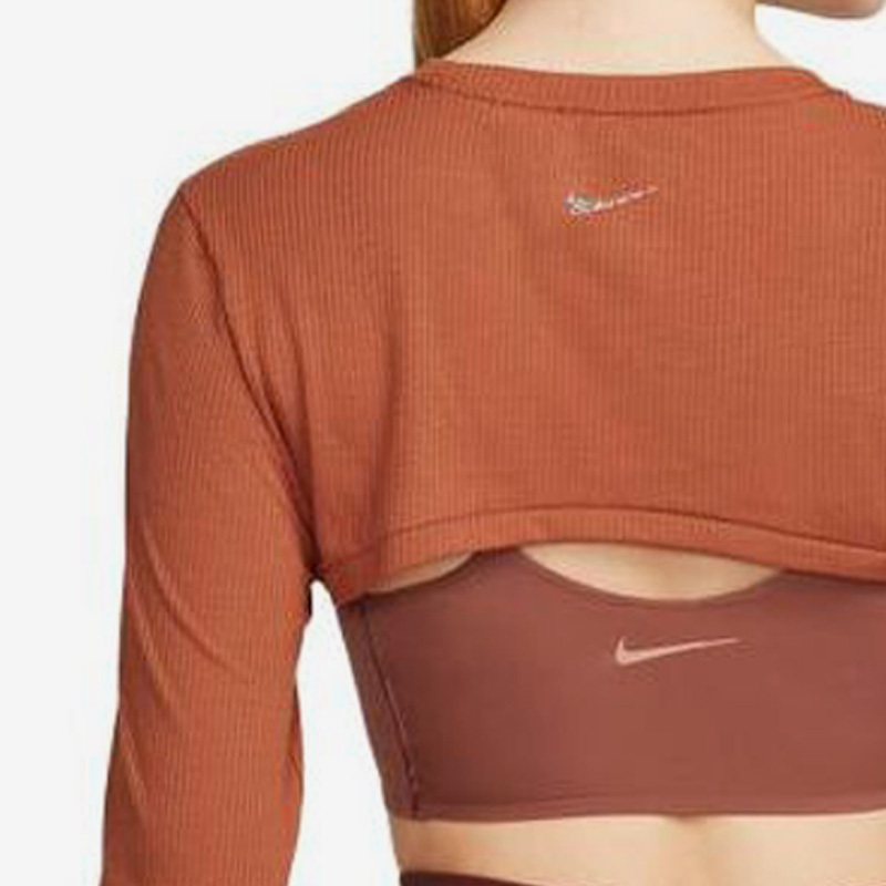 Nike YOGA LUXE Women's Yoga Hot Girl Sports Long Sleeve T-Shirt DV9198-246