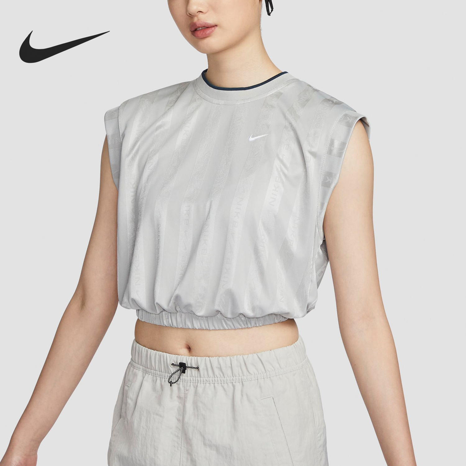 Nike New Season Women's Casual Breathable Woven Sports Short Sleeve FV7550-014