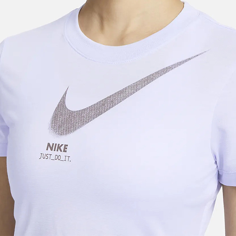 Nike's new season women's breathable sports slim fit short T-shirt DZ3750-536