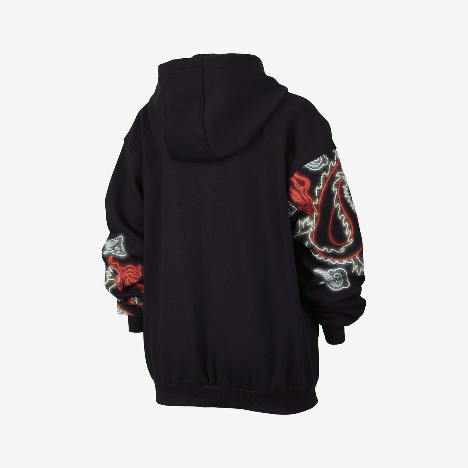 Nike Dragon Year Big Kids' Full-Length Zip-Up Fleece Hooded Jacket FZ6562-010
