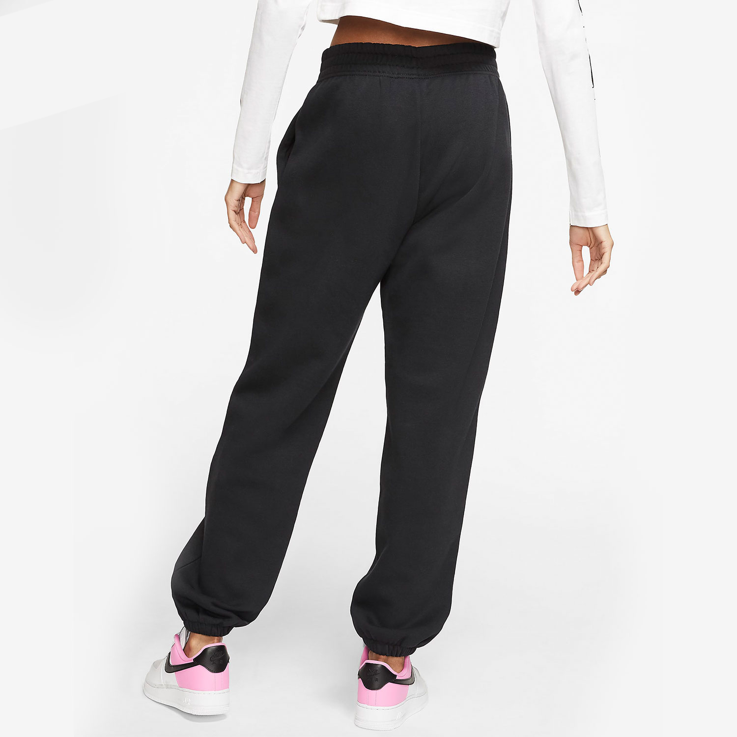 Nike Women's Knitted Fleece Warm Outdoor Elastic Bottom Trousers BV4090-010