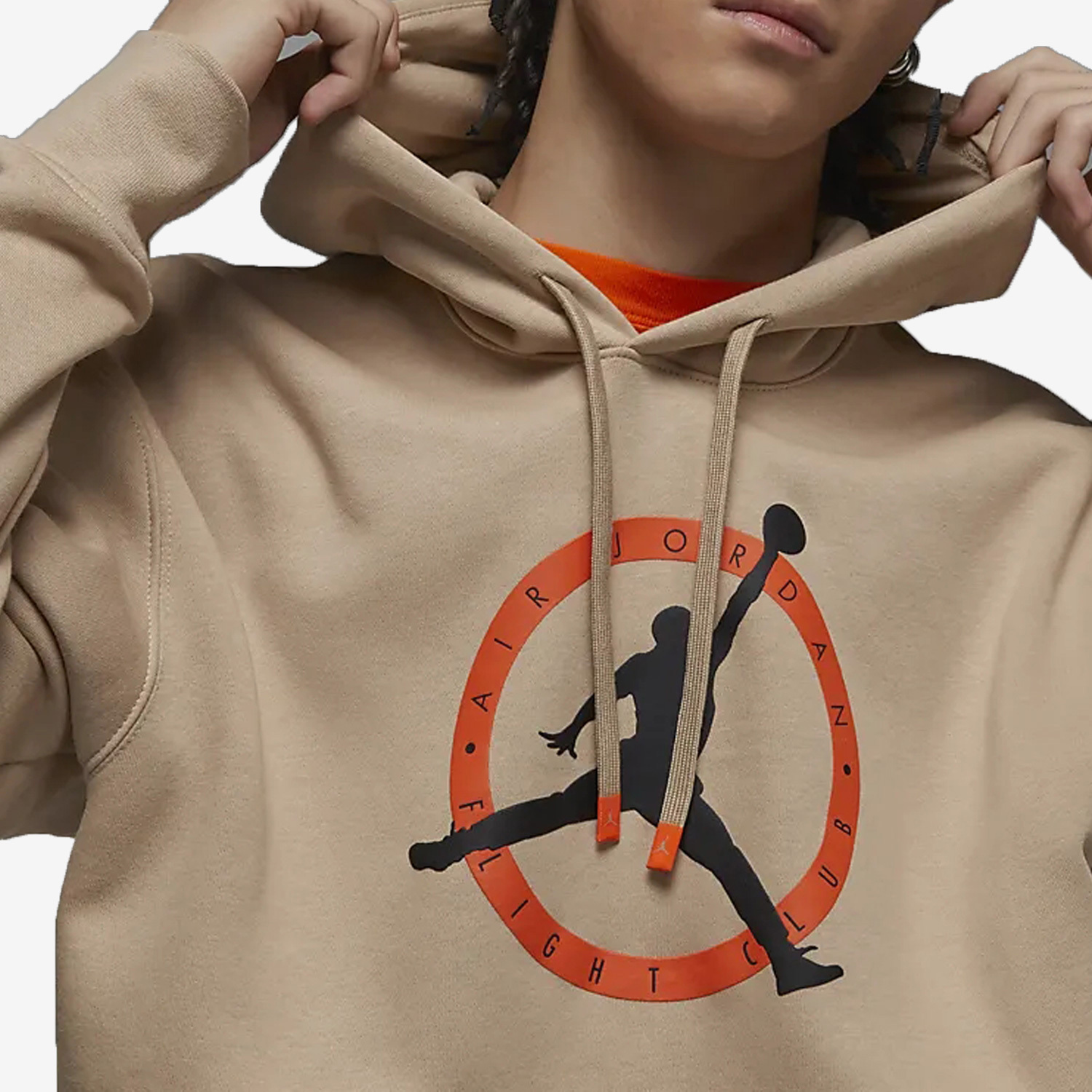 Nike Air Jordan Men's Fleece Lined Hooded Sweatshirt FB7051-277