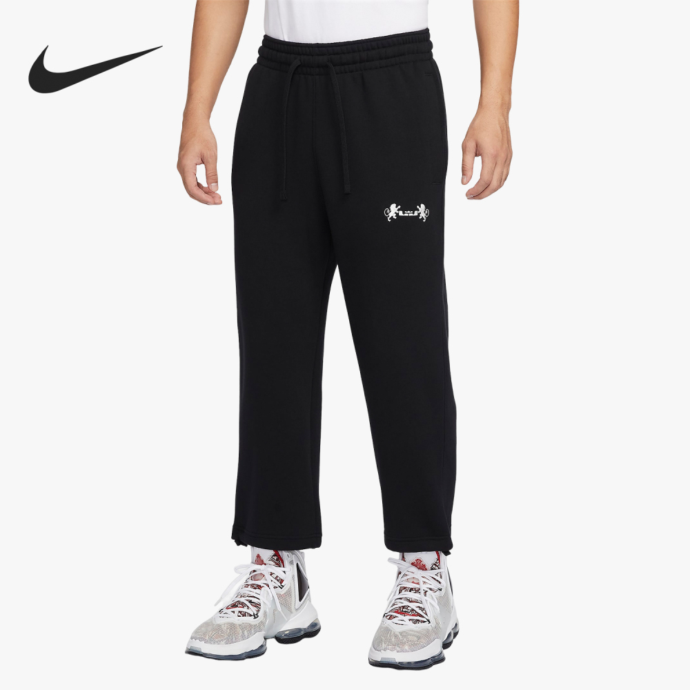 Nike New Season Men's Fleece Lined Warm Fashion Sports Long Pants FB7128-010
