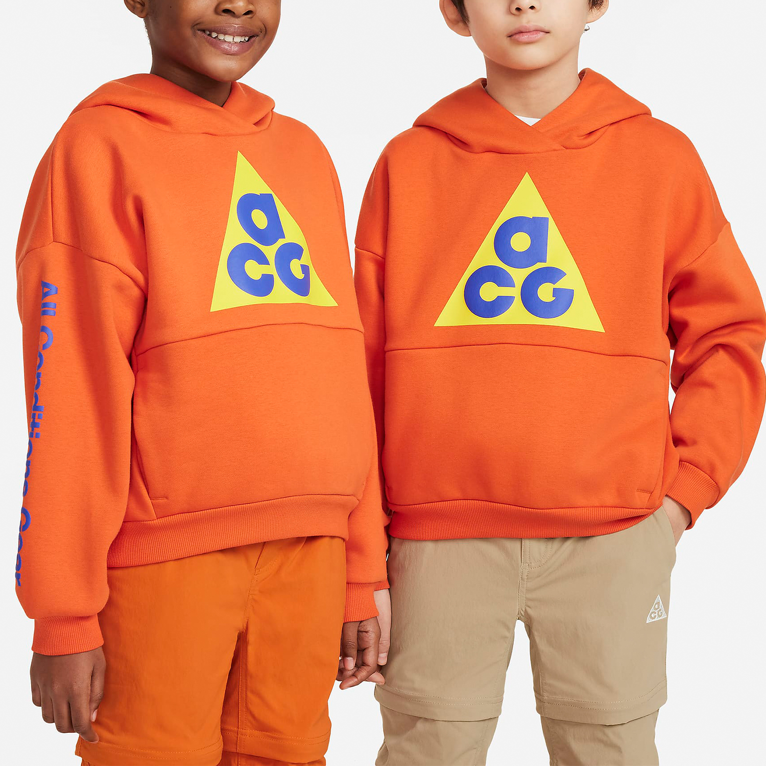 Nike ACG Icon Fleece Big Kids Fleece Outdoor Sweatshirt FB4343-809