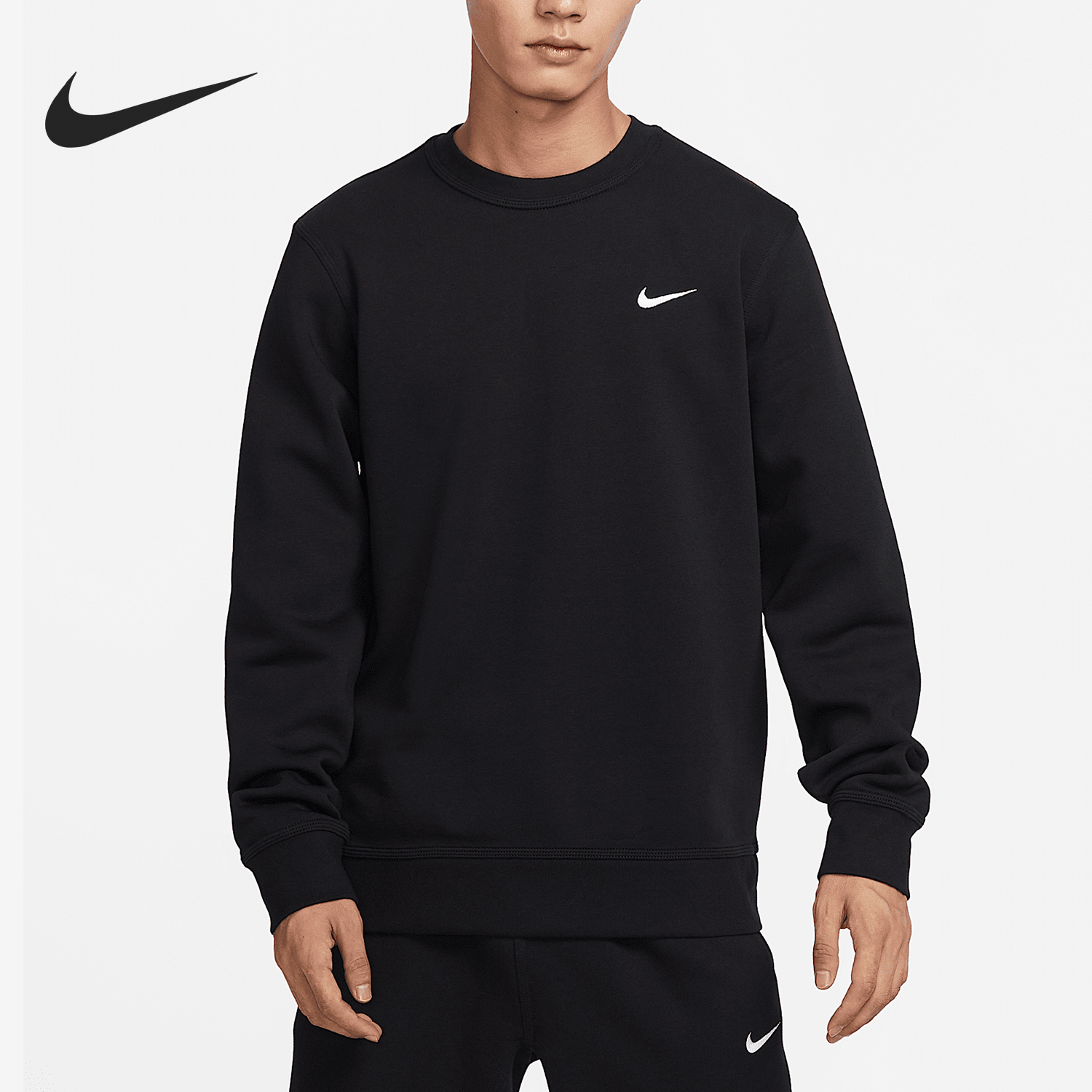 Nike Men's Round Neck Loose Lightweight Hoodie 623459-010