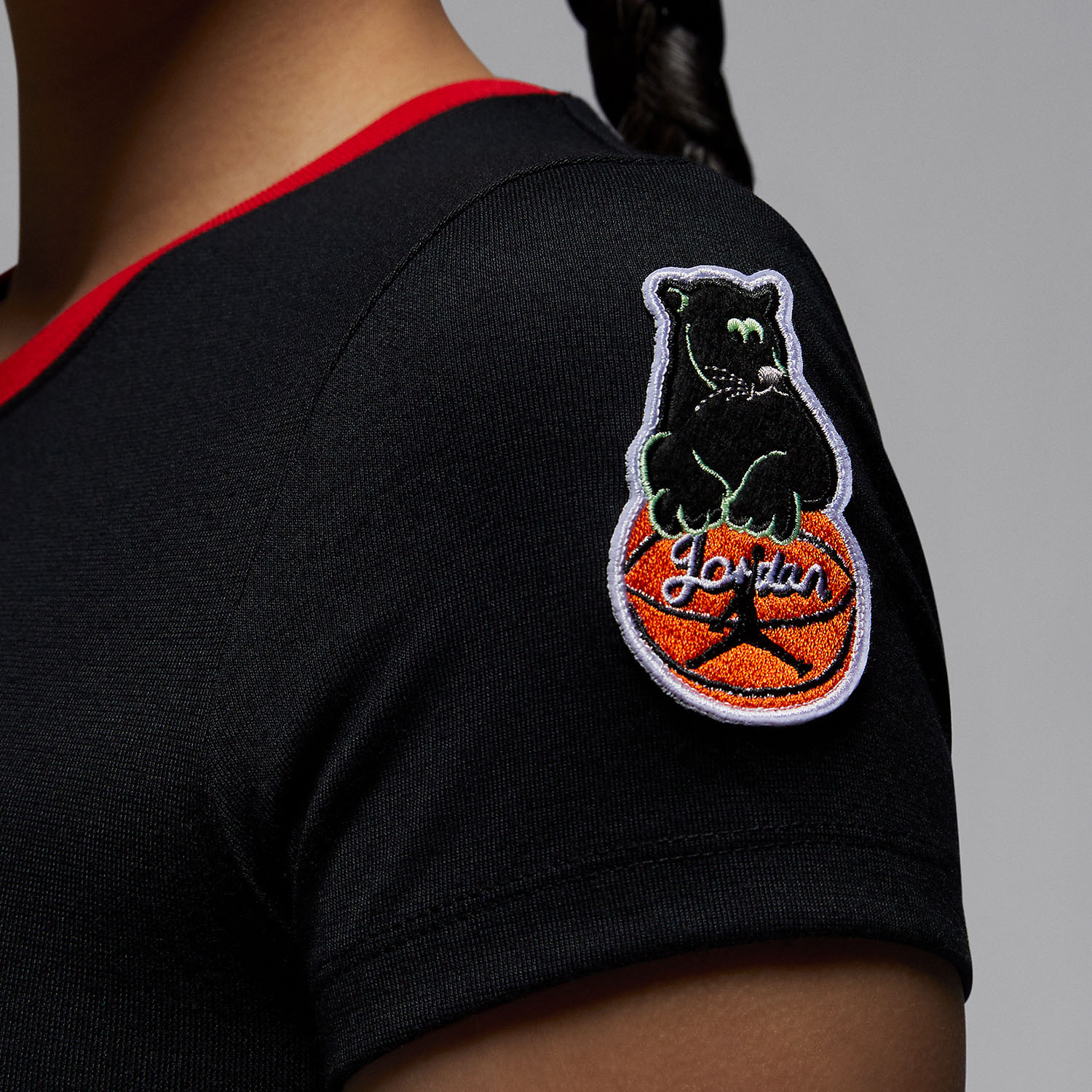 Nike JORDAN Women's slim fit breathable sports casual short sleeved T-shirt HM4895-010