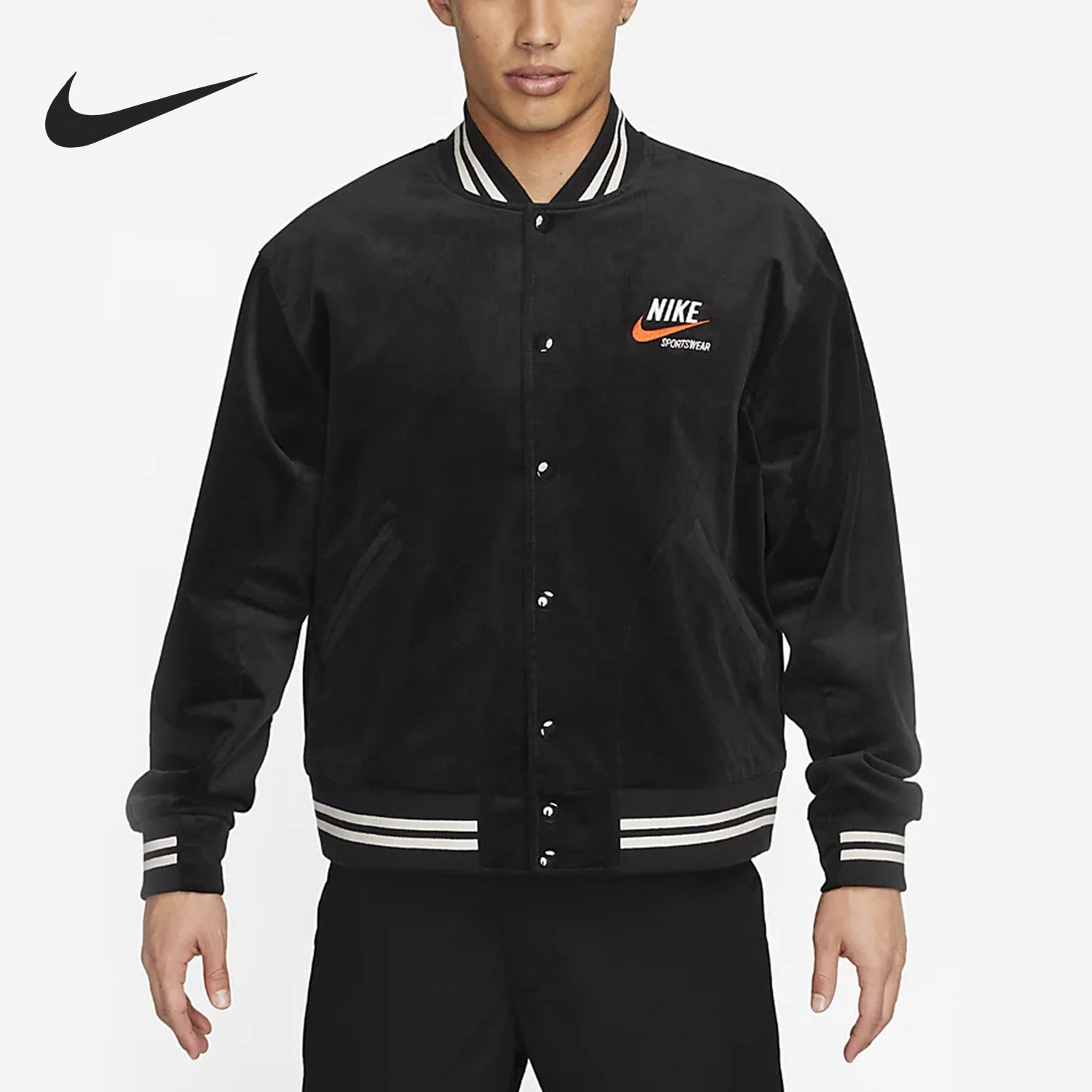 Nike Spring New Men's Sports Corduroy Jacket DV9998-010